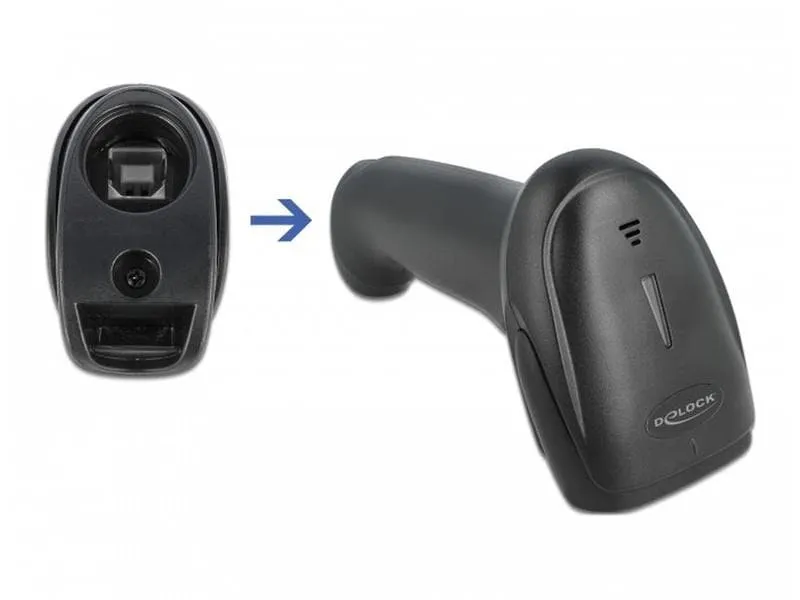 Delock Barcode Scanner 90562 USB & Bluetooth 1D/2D Delock Barcode Scanner 90562 USB & Bluetooth 1D/2D