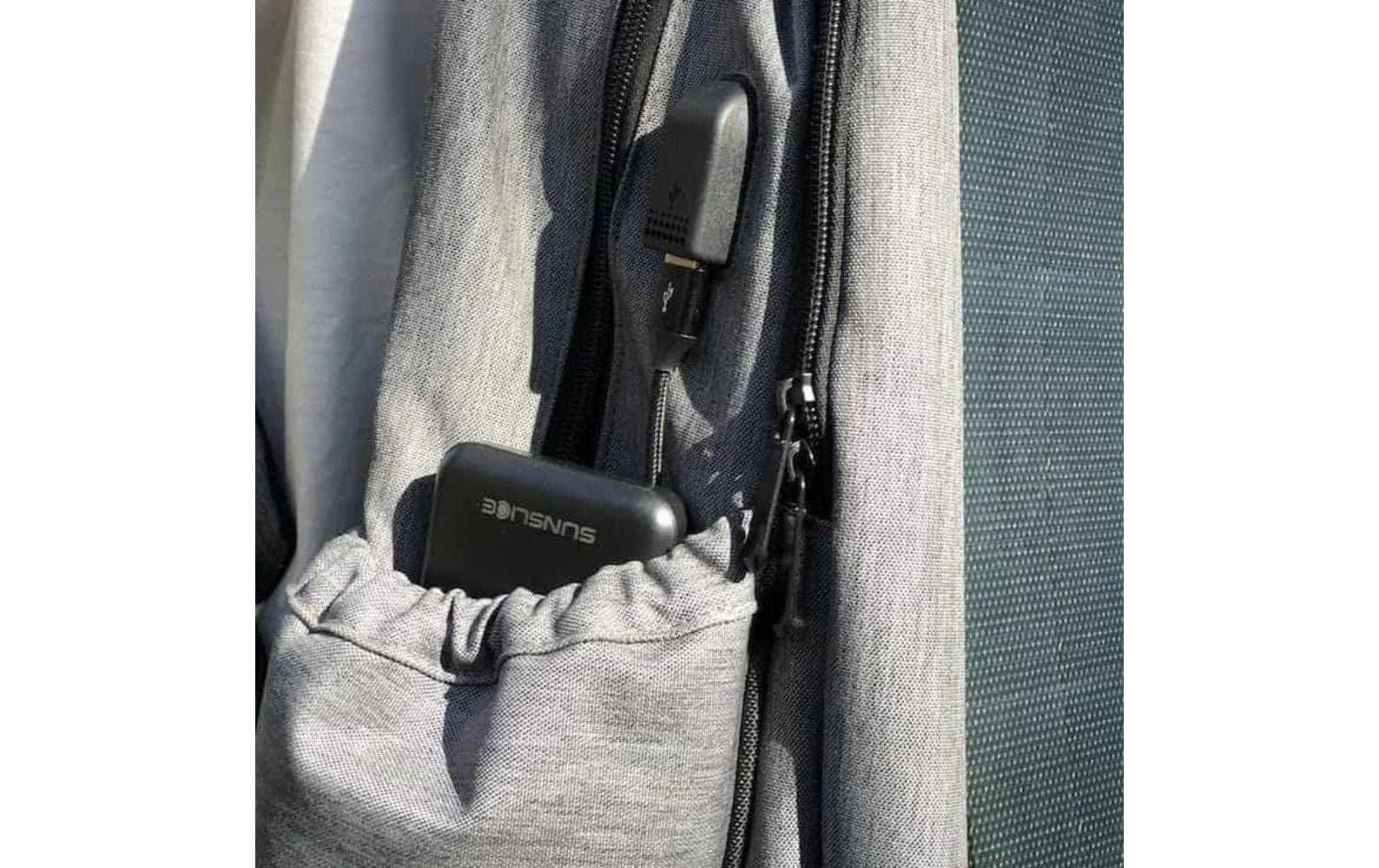 SunSlice Zenith – Solar Backpack – Grau 8 W SunSlice Zenith – Solar Backpack – Grau 8 W
