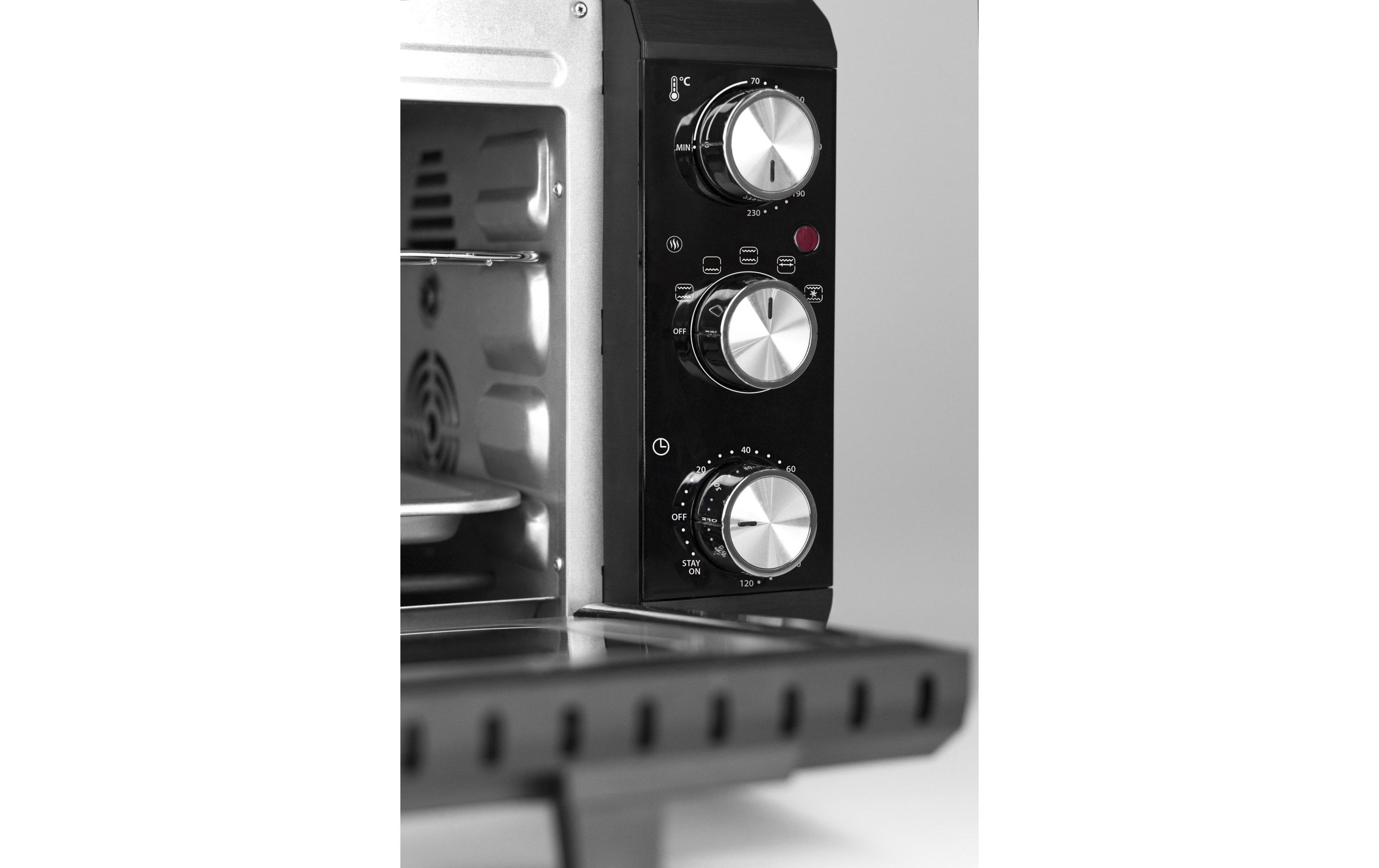 Caso Backofen TO 20 20 l, Schwarz