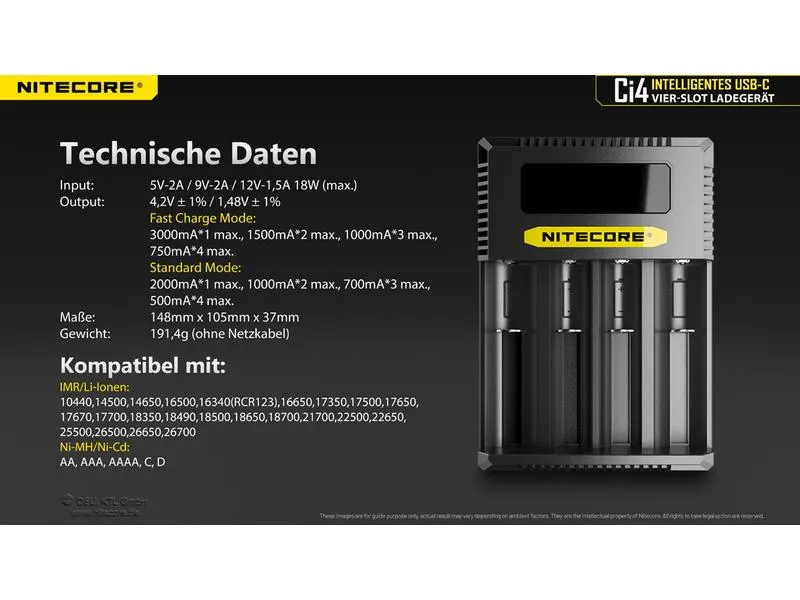 Nitecore Ladegerät Ci4