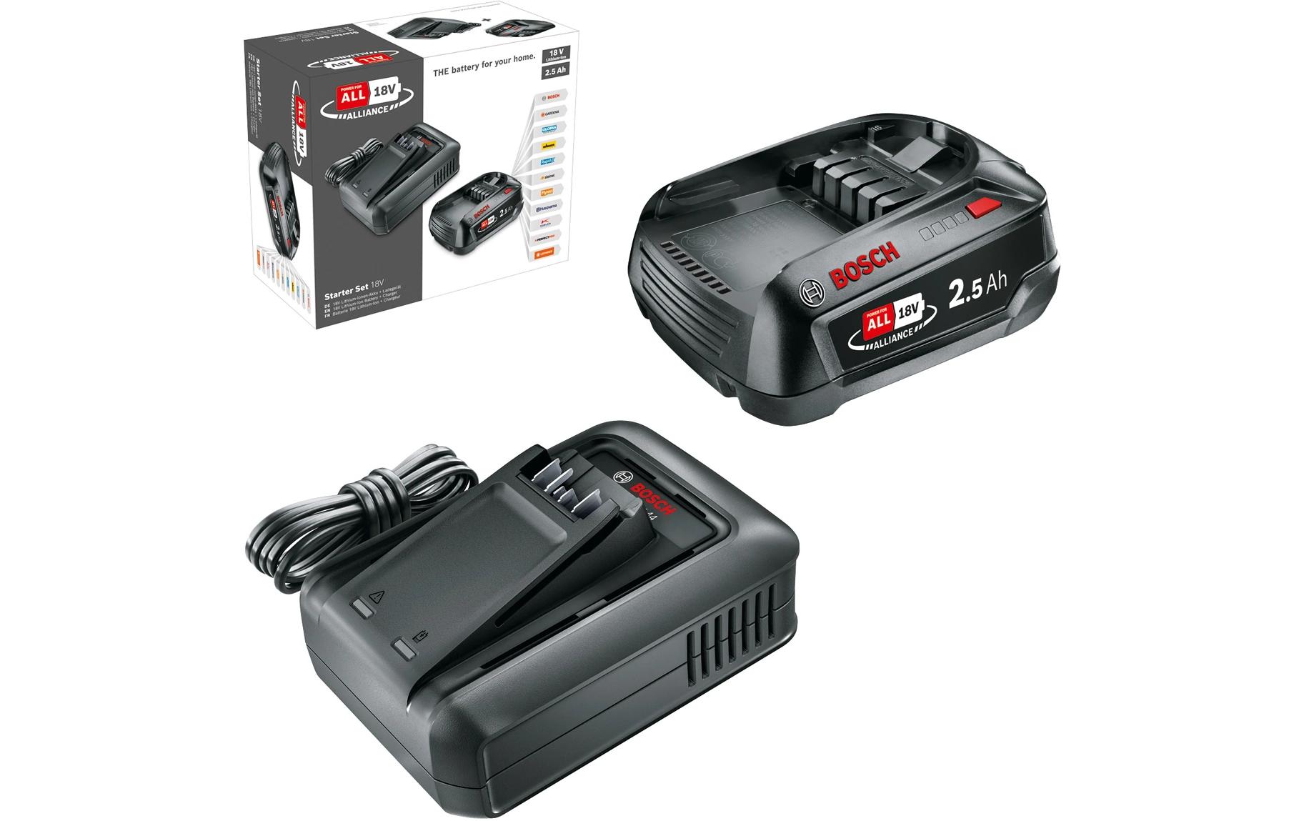 Bosch Akku Starterset 18 V, 1 x 2.5 Ah + AL 18 V-44