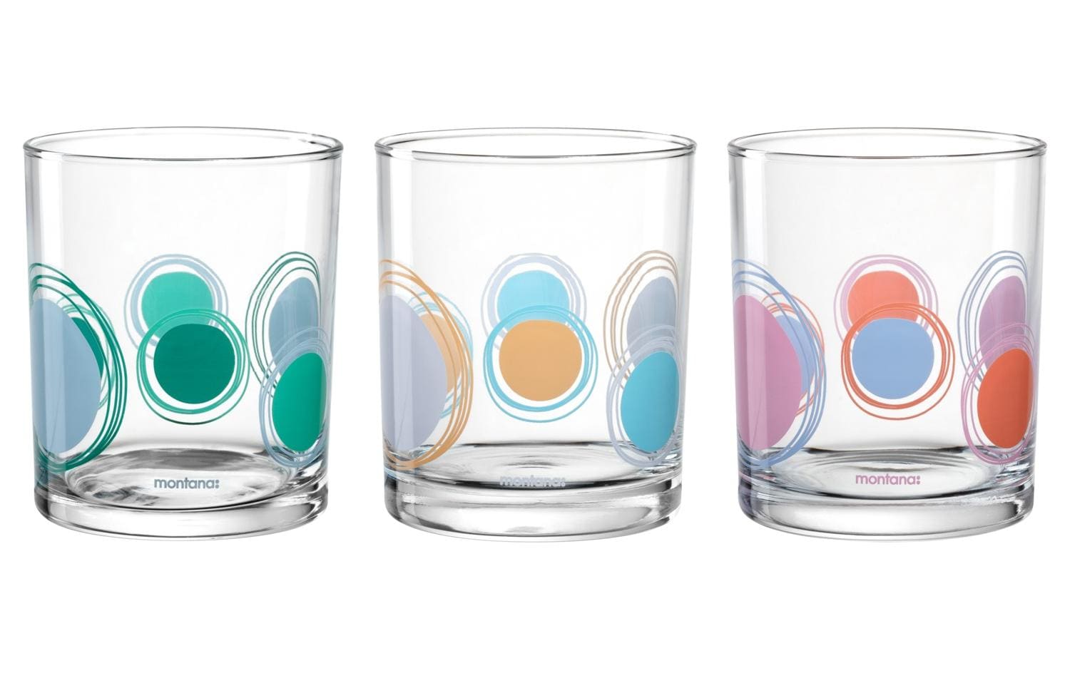 Montana Trinkglas :New Dots 240 ml, 1 Stück, Transparent