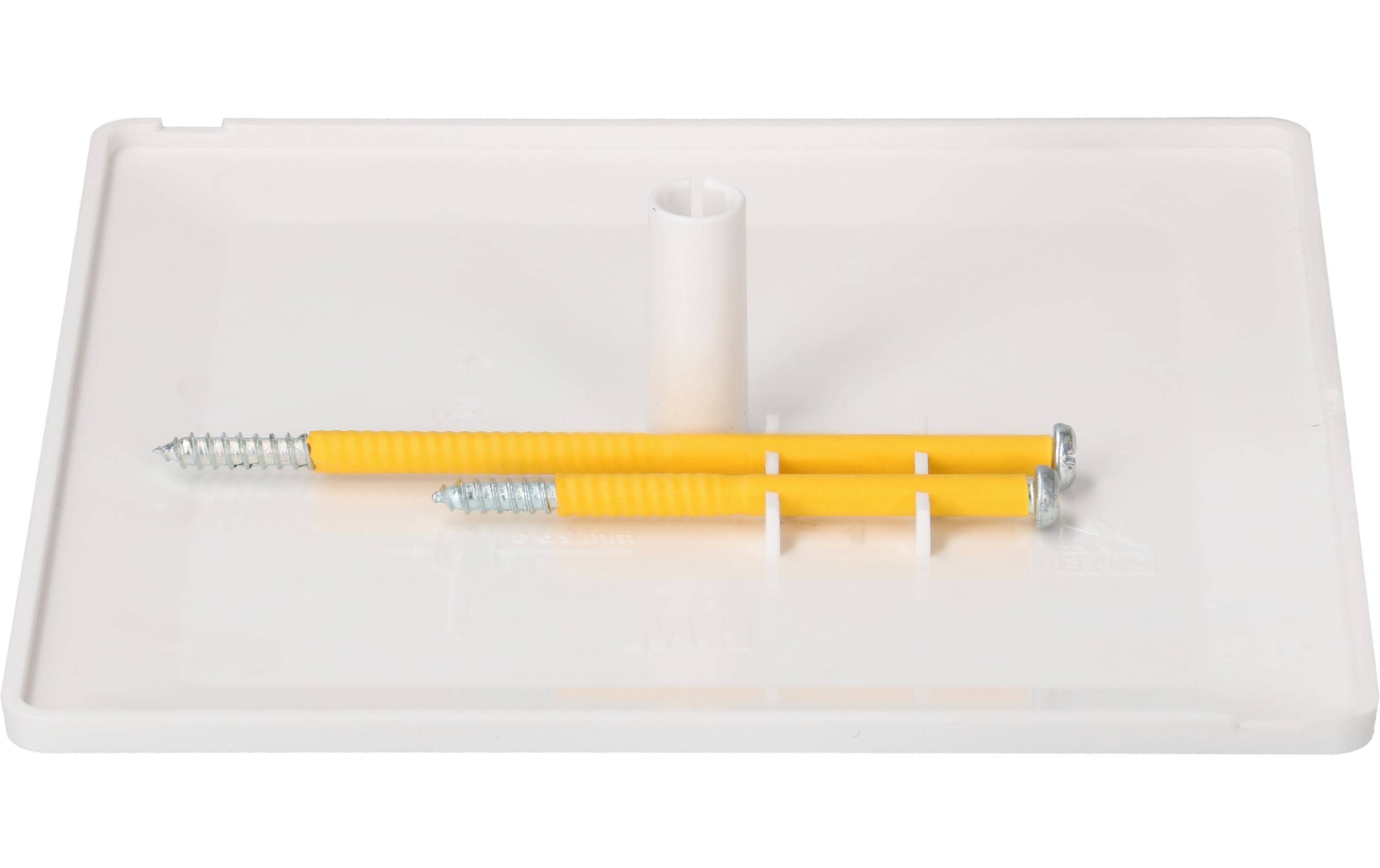 Max Hauri Steckdeckel im priamos Design, 130 x 130 mm, Weiss Max Hauri Steckdeckel im priamos Design, 130 x 130 mm, Weiss