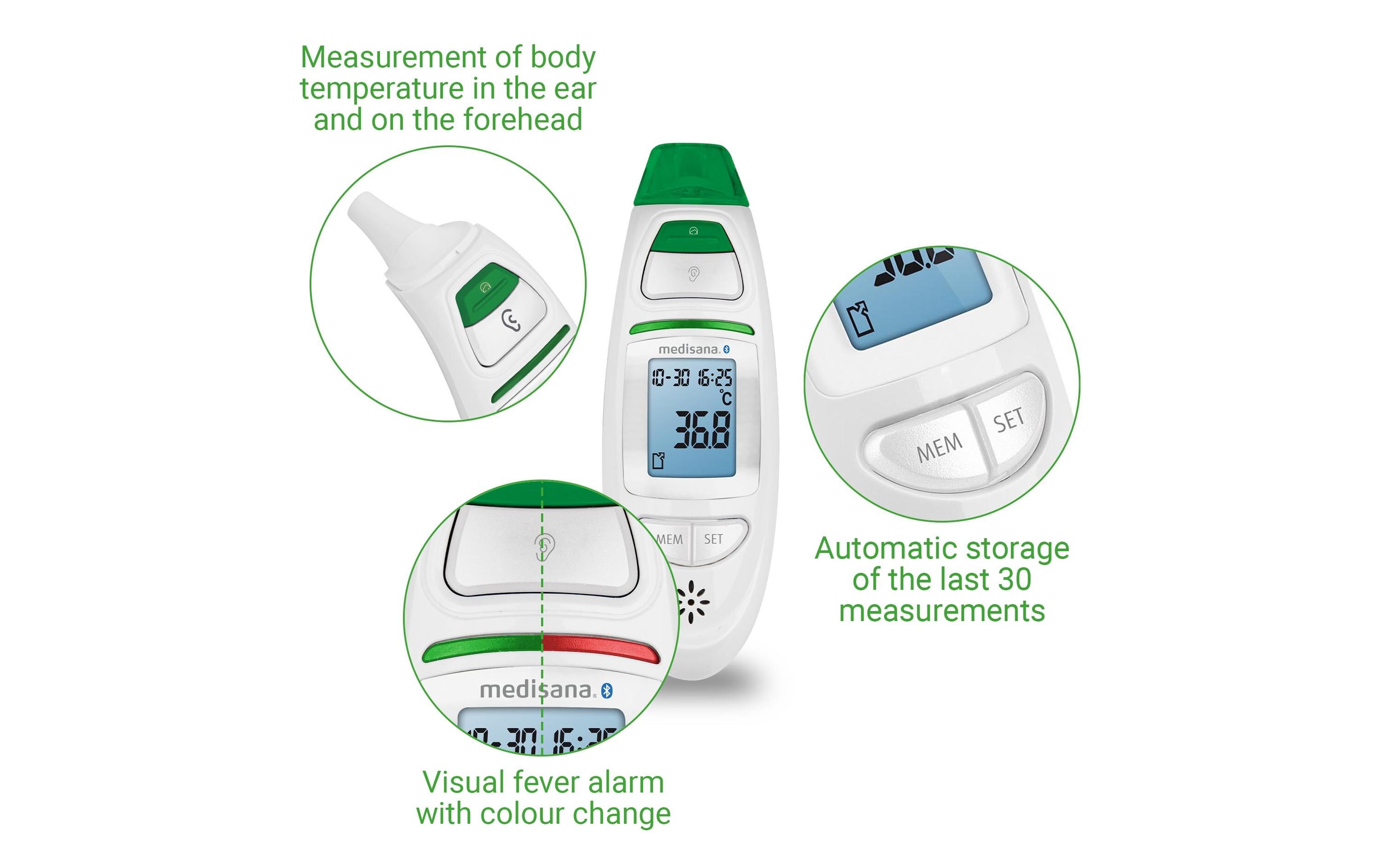 Medisana Infrarot-Fieberthermometer TM750 Connect