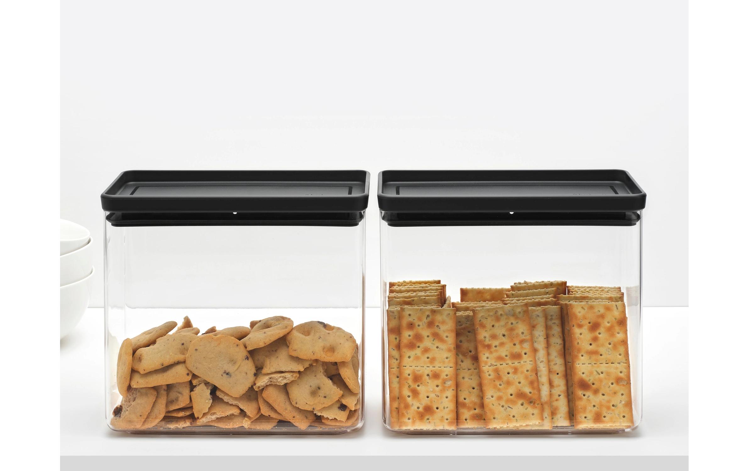 Brabantia Vorratsdose Tasty+ 3.5 l, Dunkelgrau