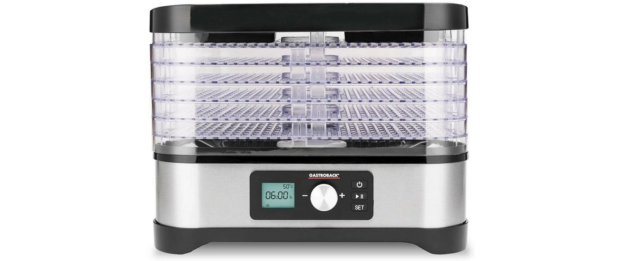Gastroback Dörrgerät Natural Plus Schwarz