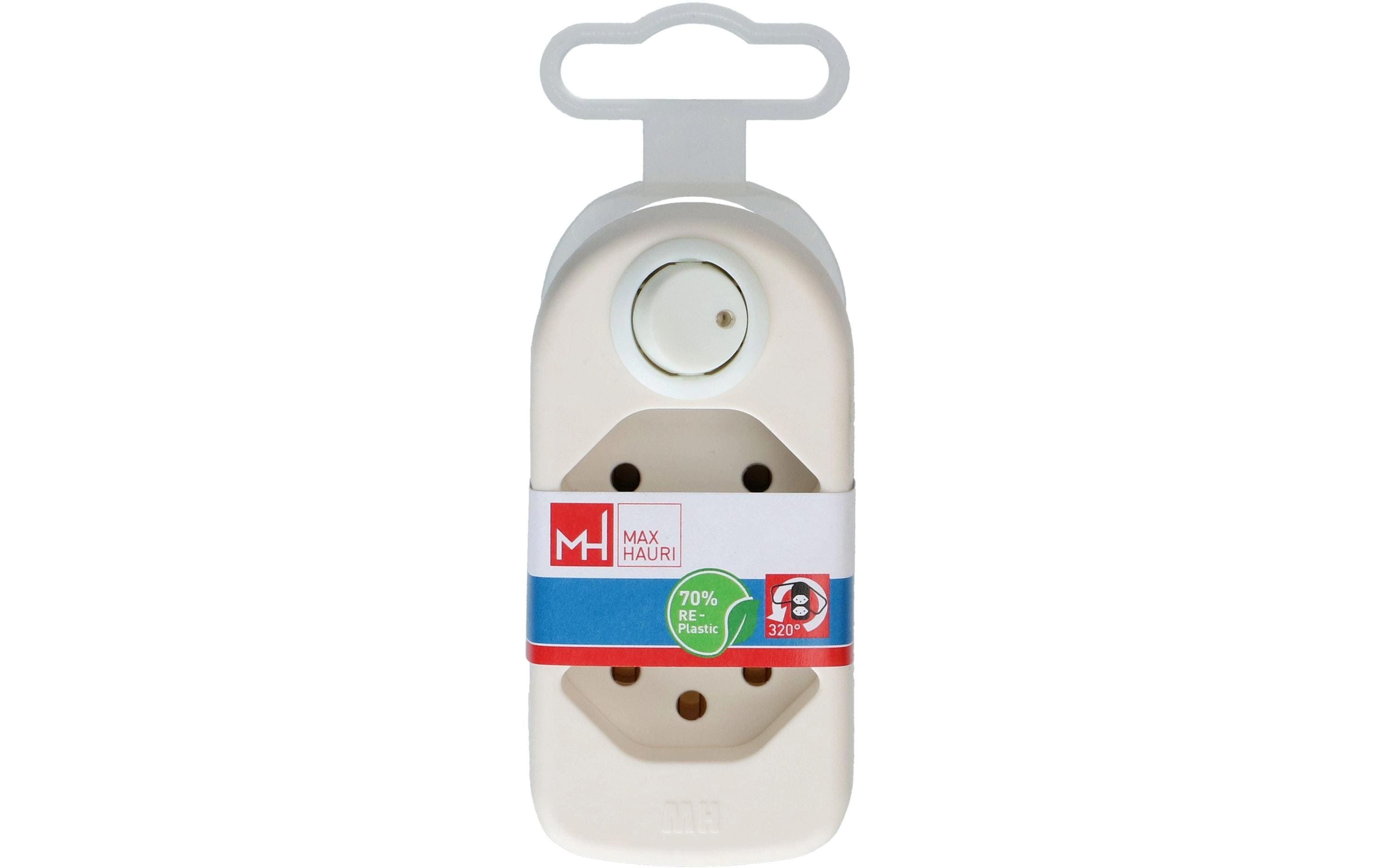 Max Hauri Mehrfachstecker maxAdapt 2 x T13, drehbar 2