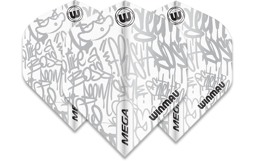 Winmau Dartflight, Weiss, 3 Stück Winmau Dartflight, Weiss, 3 Stück