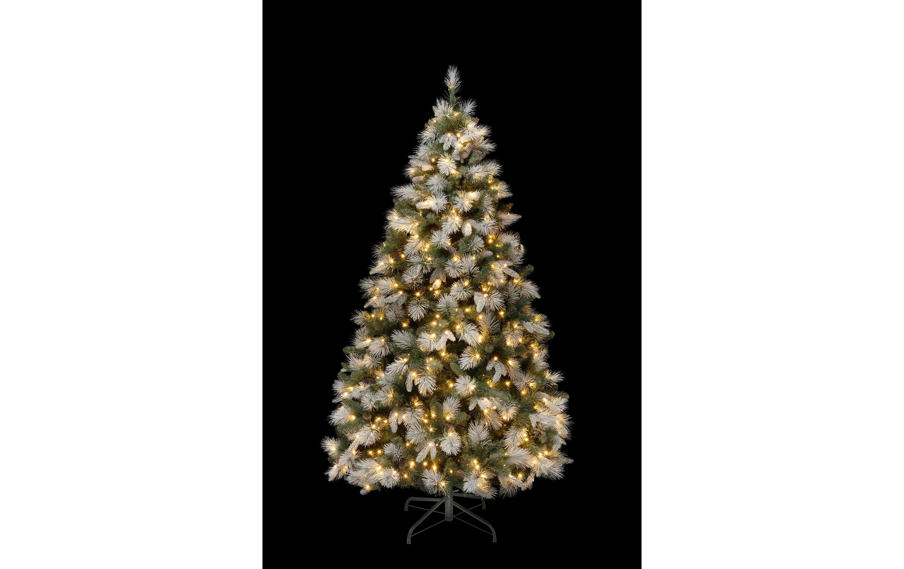 STT Weihnachtsbaum Frosted, 600 LEDs, 220 cm, Grün