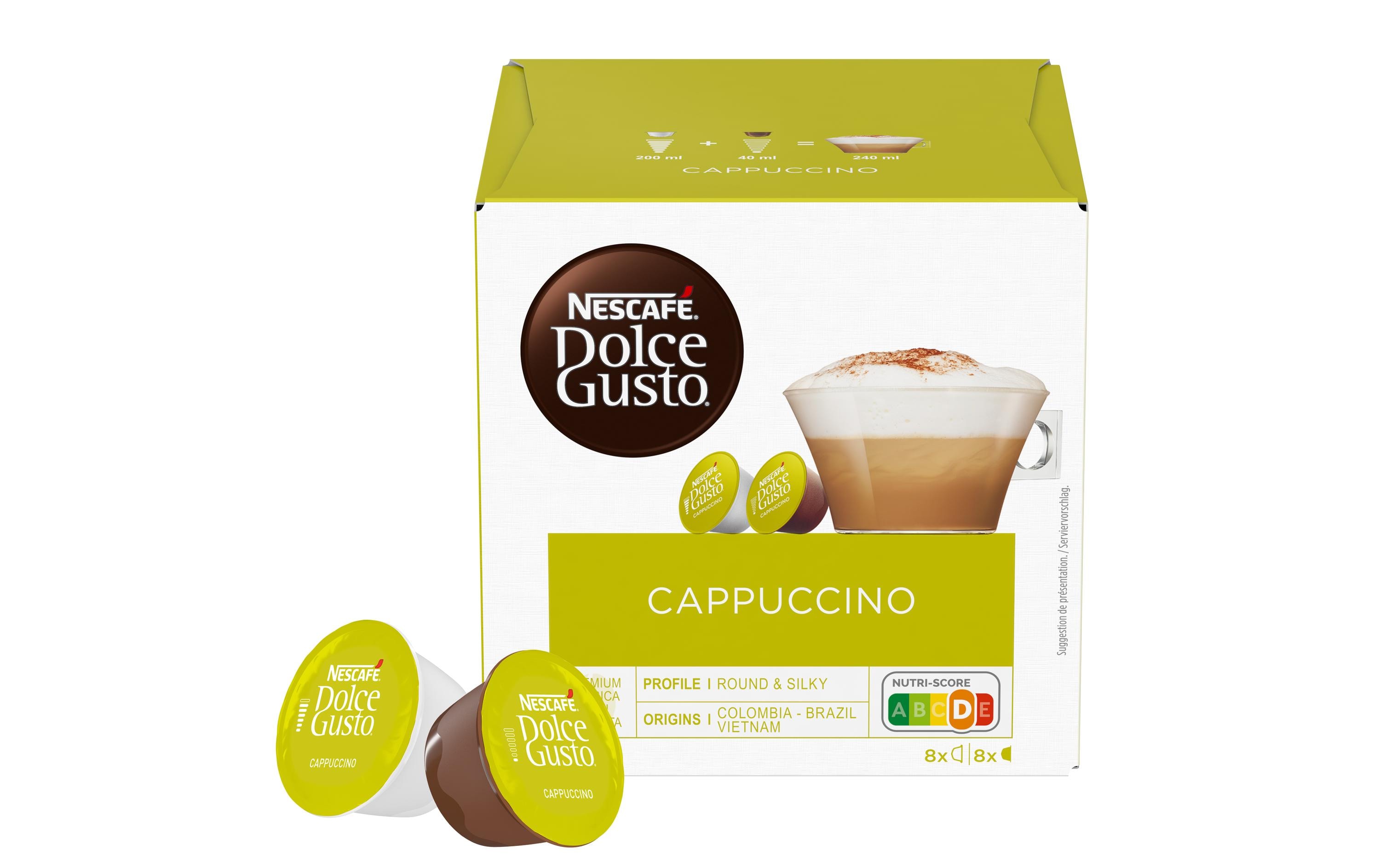 Nescafé Kaffeekapseln Dolce Gusto Cappuccino 8 Portionen