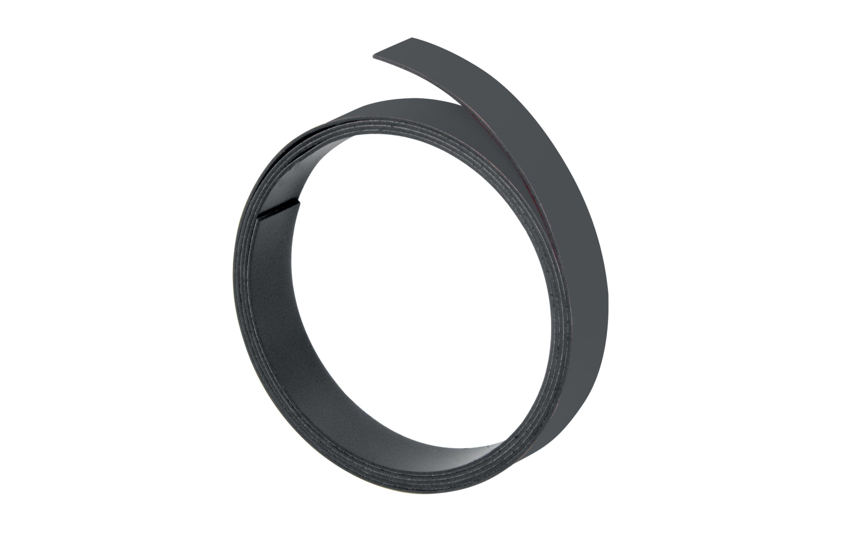 Franken Magnetband 10 mm x 1 m, Schwarz