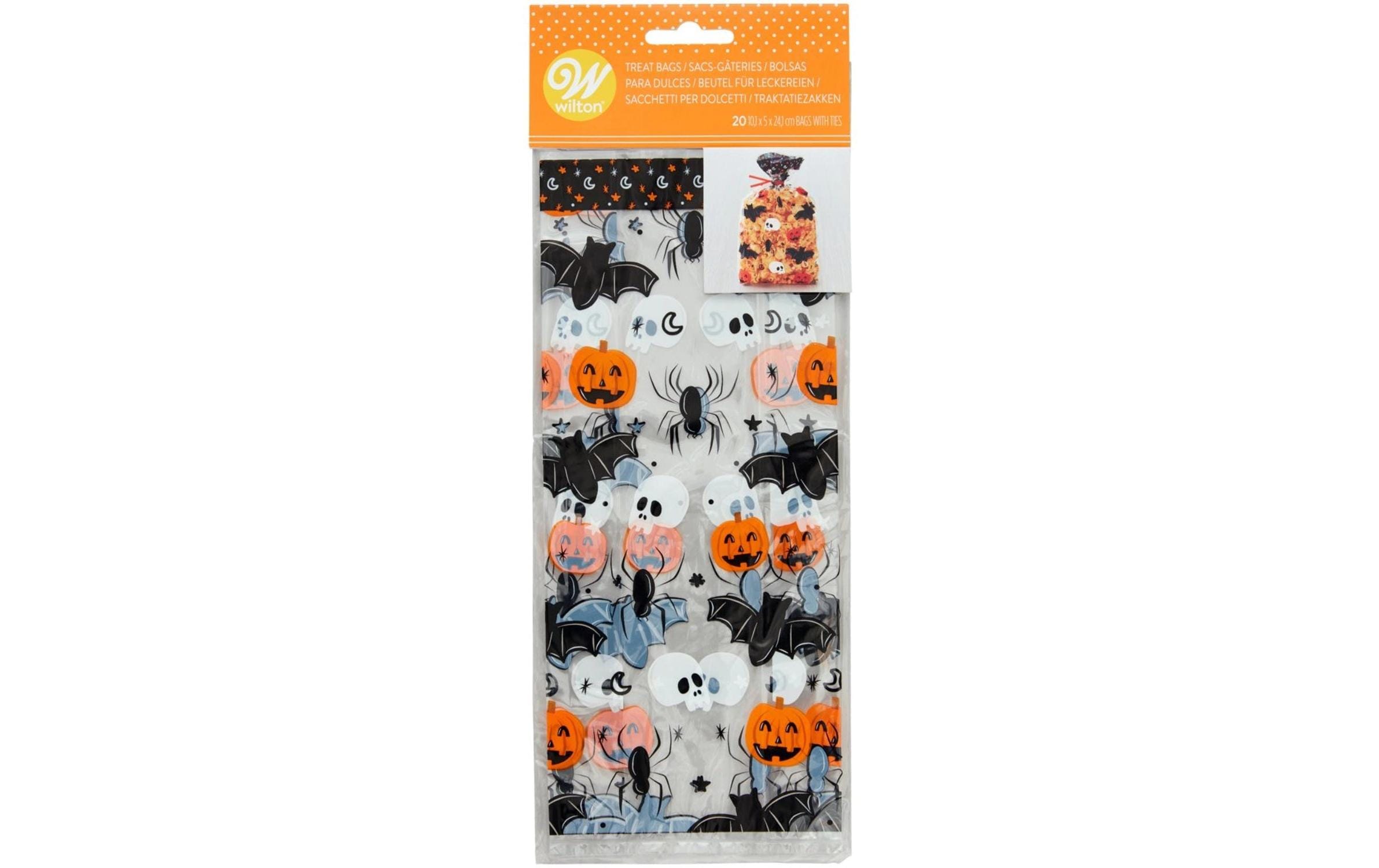 BackshopSchweiz Wilton Geschenktüte – Halloween 20 Stück, Mehrfarbig