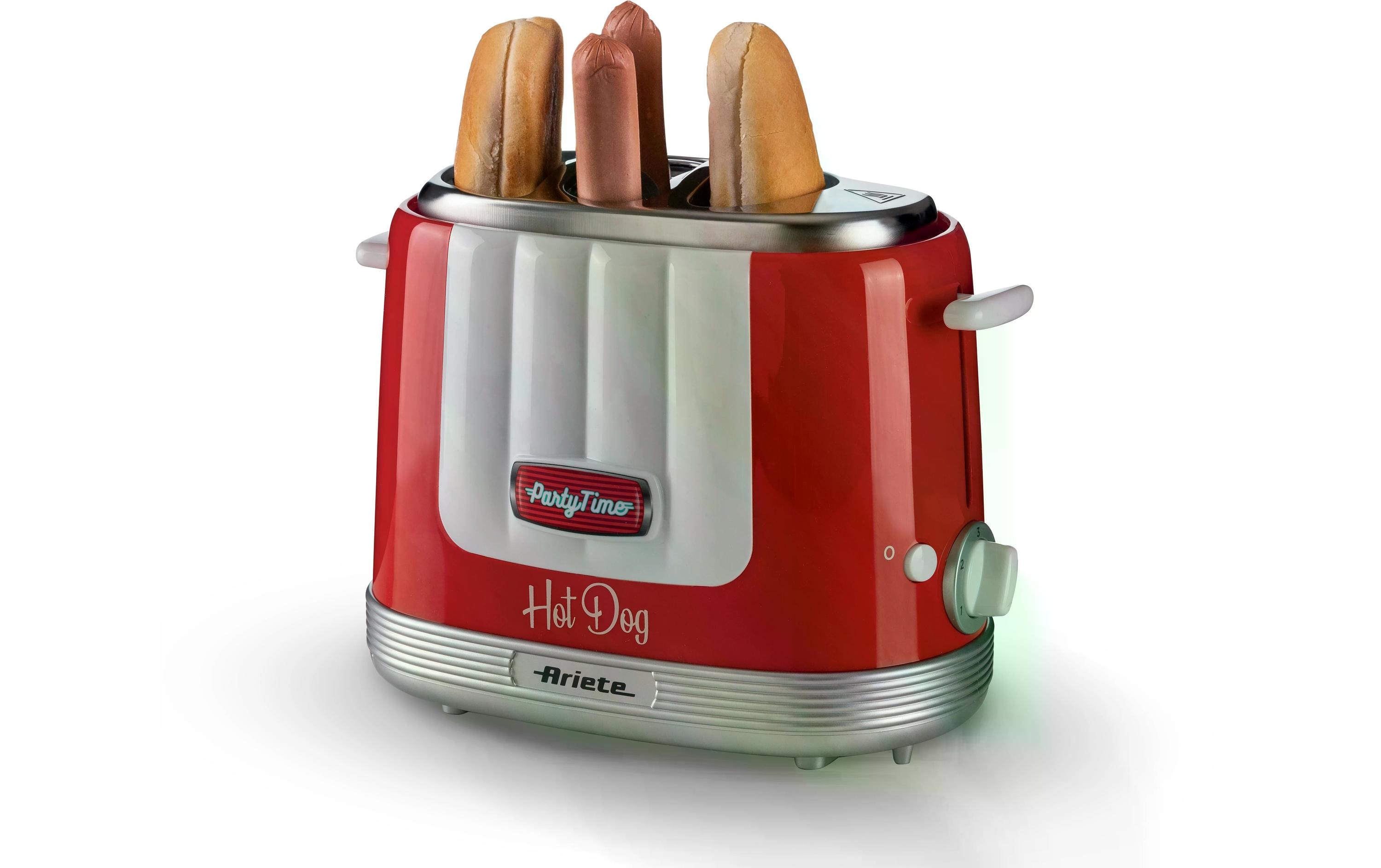 Ariete Hot Dog Maschine Party Time ARI-206-RD Rot/Weiss