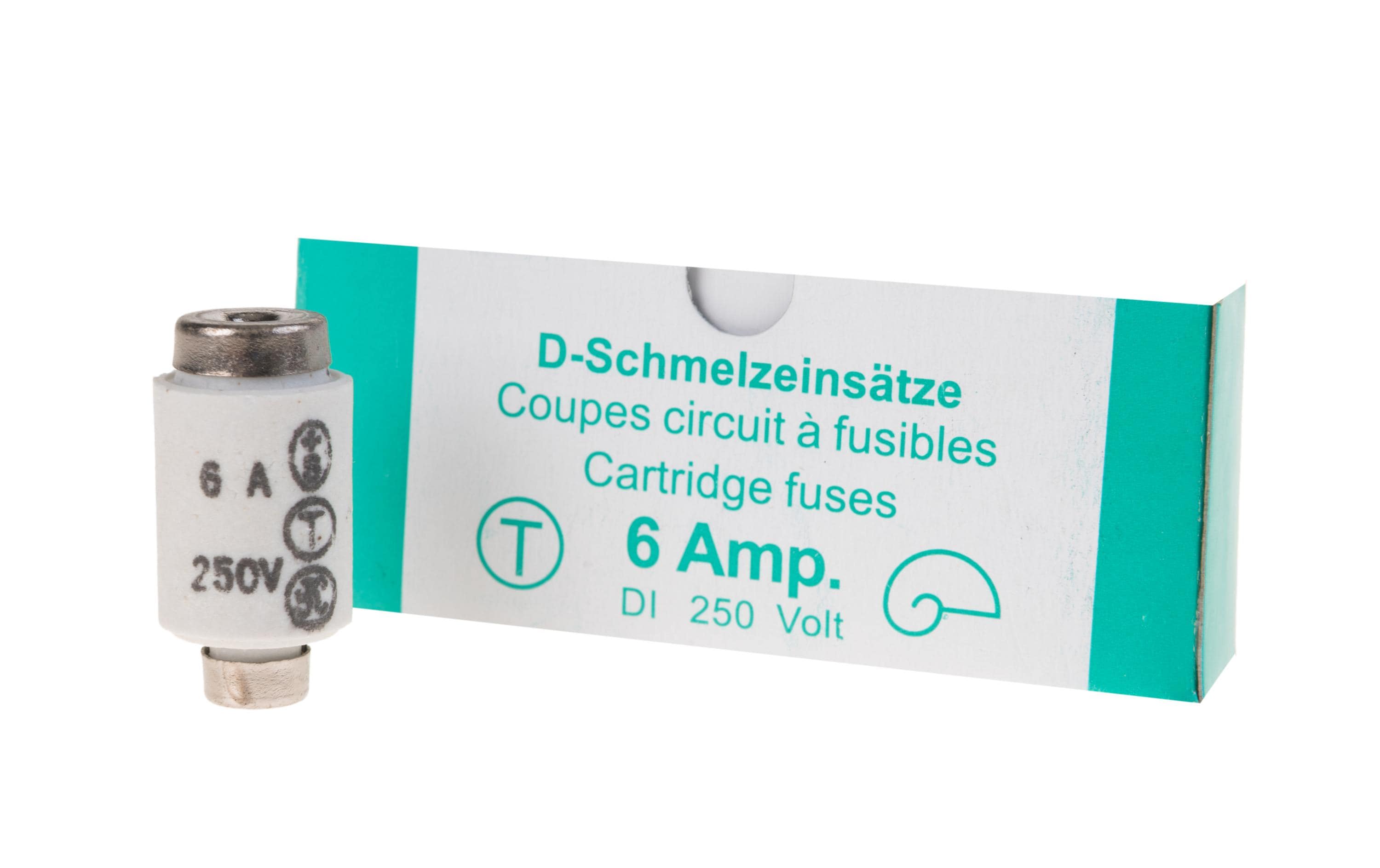 Elektromaterial Sicherungseinsatz DT I 6A Elektromaterial Sicherungseinsatz DT I 6A