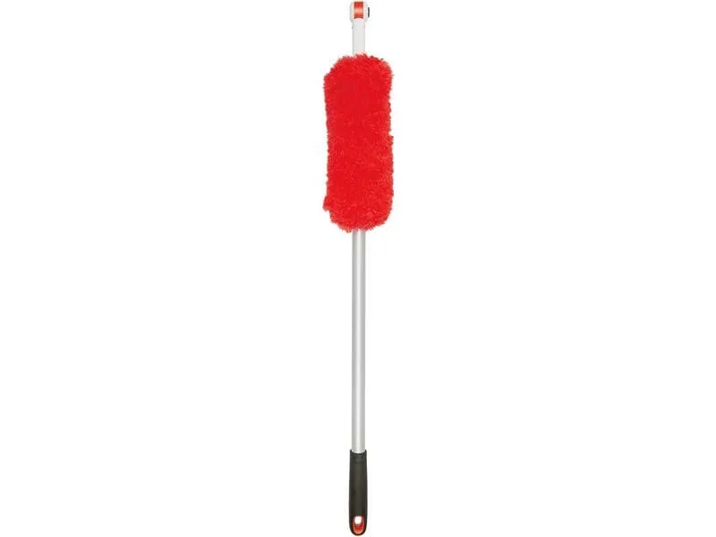Oxo Good Grips Ausziehbarer Mikrofaser-Staubwischer mit Aufsätzen