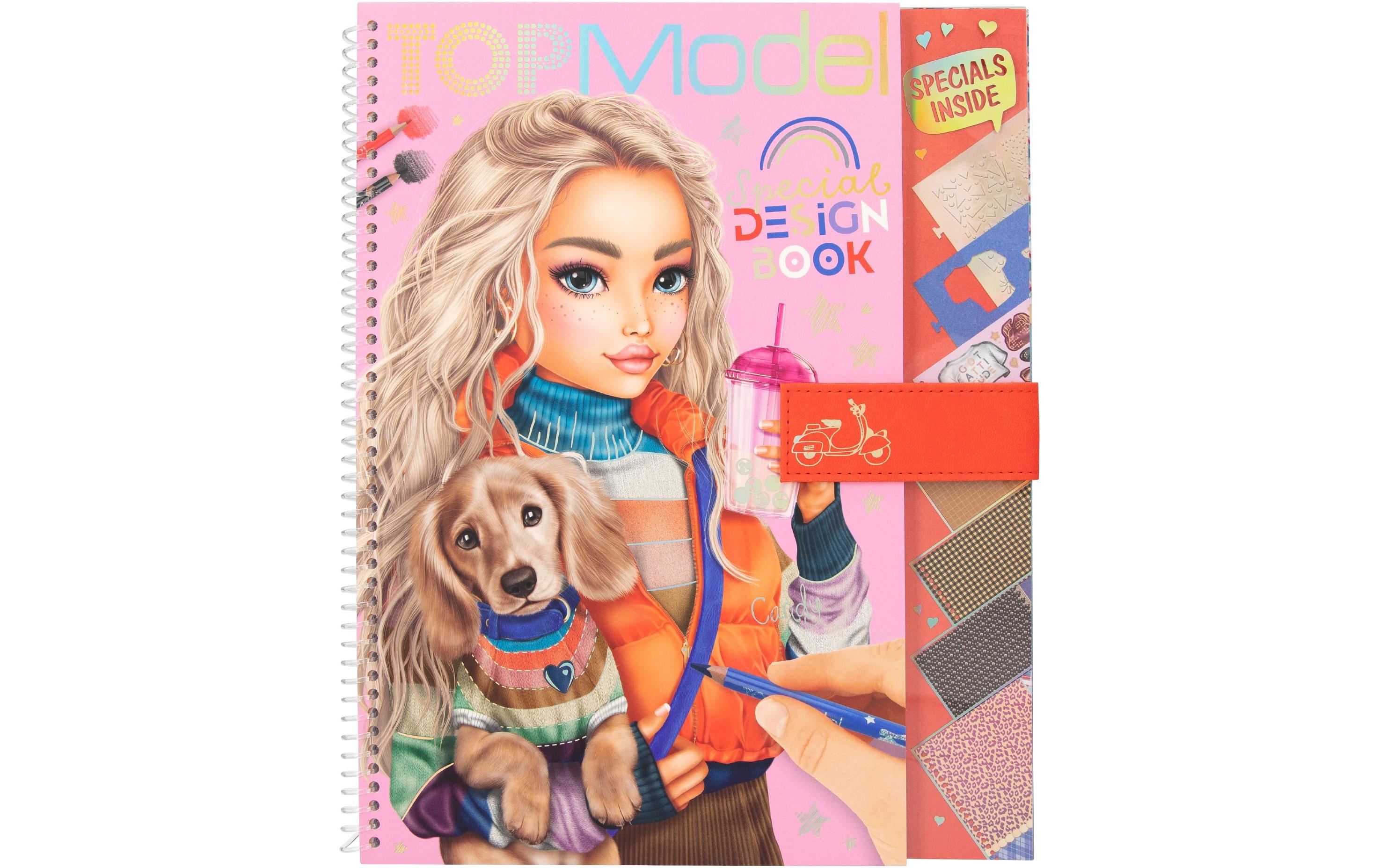 Topmodel Malbuch Design Book Top Model 60 Seiten