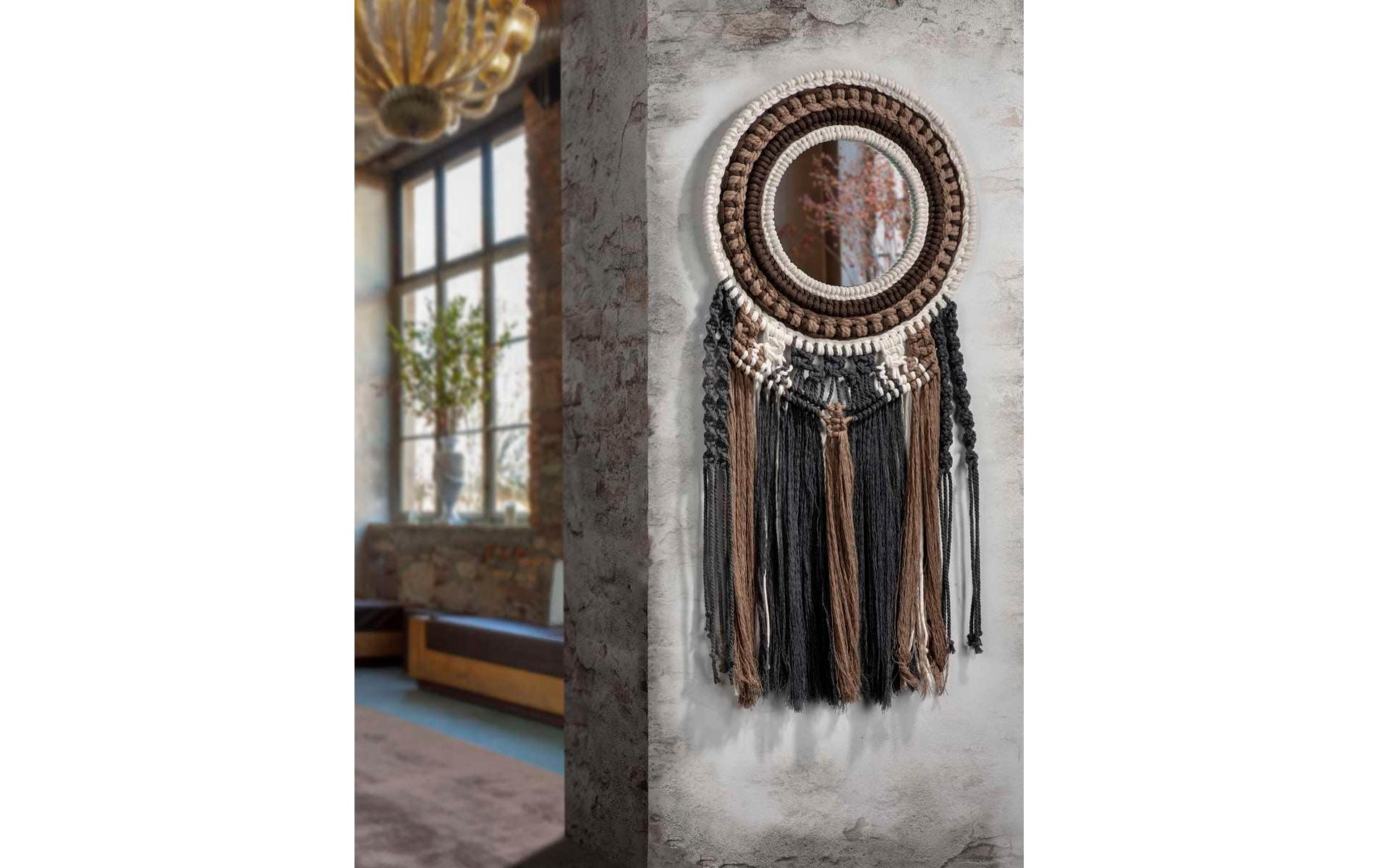 Glorex Wolle Makramee Rope gedreht 3 mm, 250 g, Weiss