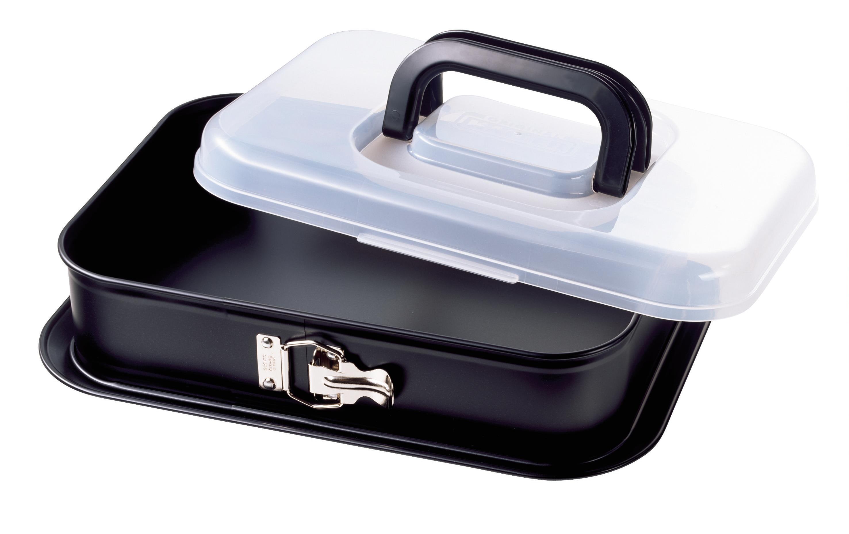 Kaiser Springform Rechteckig mit Transporthaube