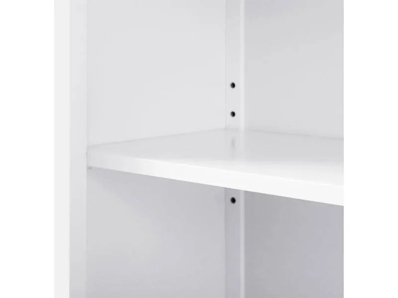 VASAGLE Badezimmerregal mit Schublade 60 x 80 cm, Weiss VASAGLE Badezimmerregal mit Schublade 60 x 80 cm, Weiss
