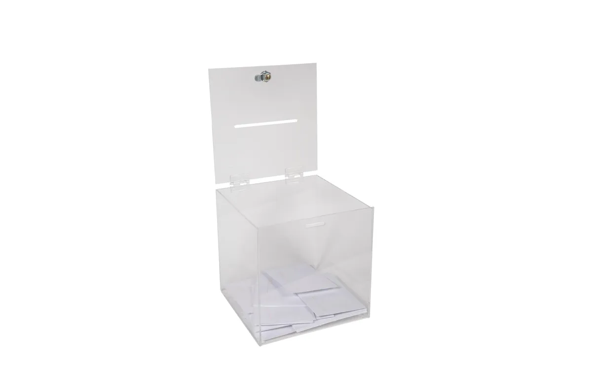 Exacompta Suggestion Box, Transparent Exacompta Suggestion Box, Transparent