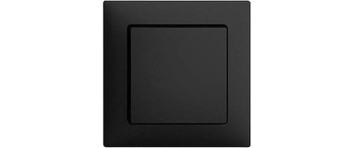 Feller EDIZIOdue Abdeckset 3 x T12 Schwarz