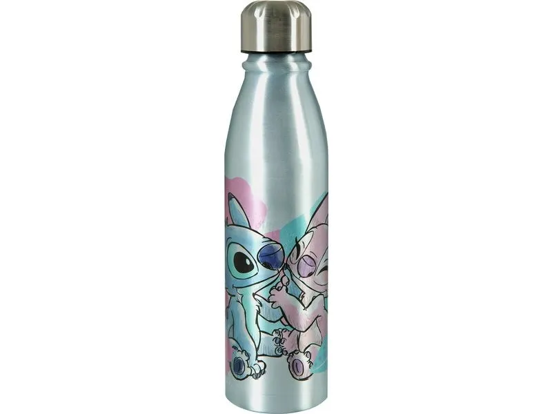 Scooli Trinkflasche Disney Lilo & Stitch 600 ml, Blau/Rosa Scooli Trinkflasche Disney Lilo & Stitch 600 ml, Blau/Rosa