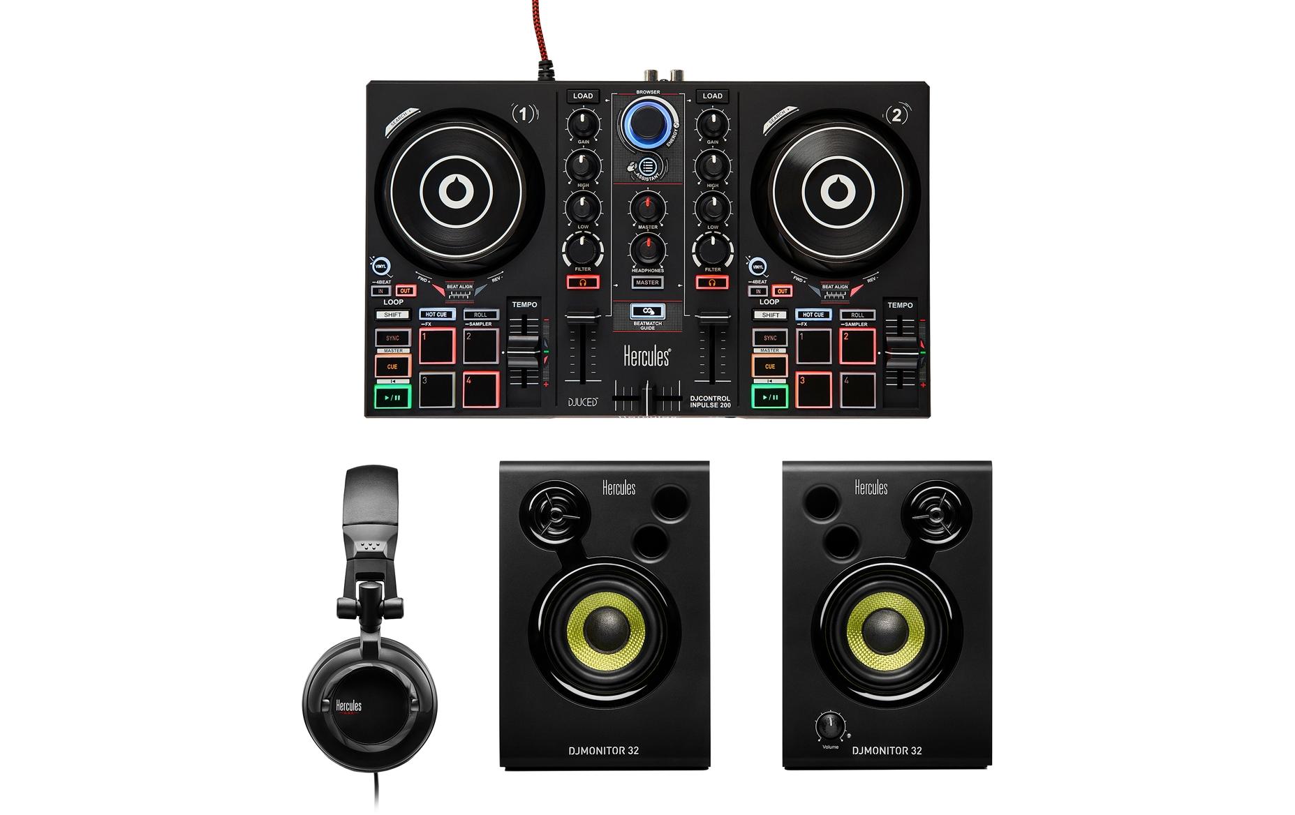 Hercules DJ-Controller Set DJLearning Kit