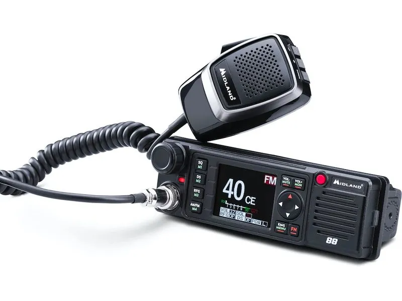 Midland CB Funkgerät M88 12 V / 24 V AM FM 27 MHz Midland CB Funkgerät M88 12 V / 24 V AM FM 27 MHz