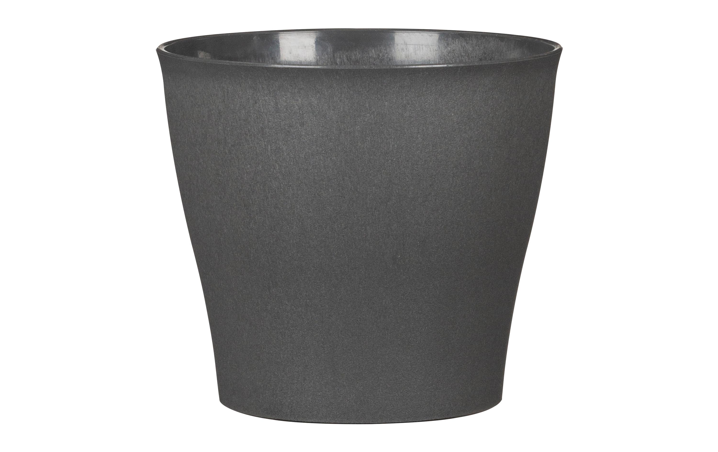 scheurich Blumentopf 21 cm, Dunkelgrau