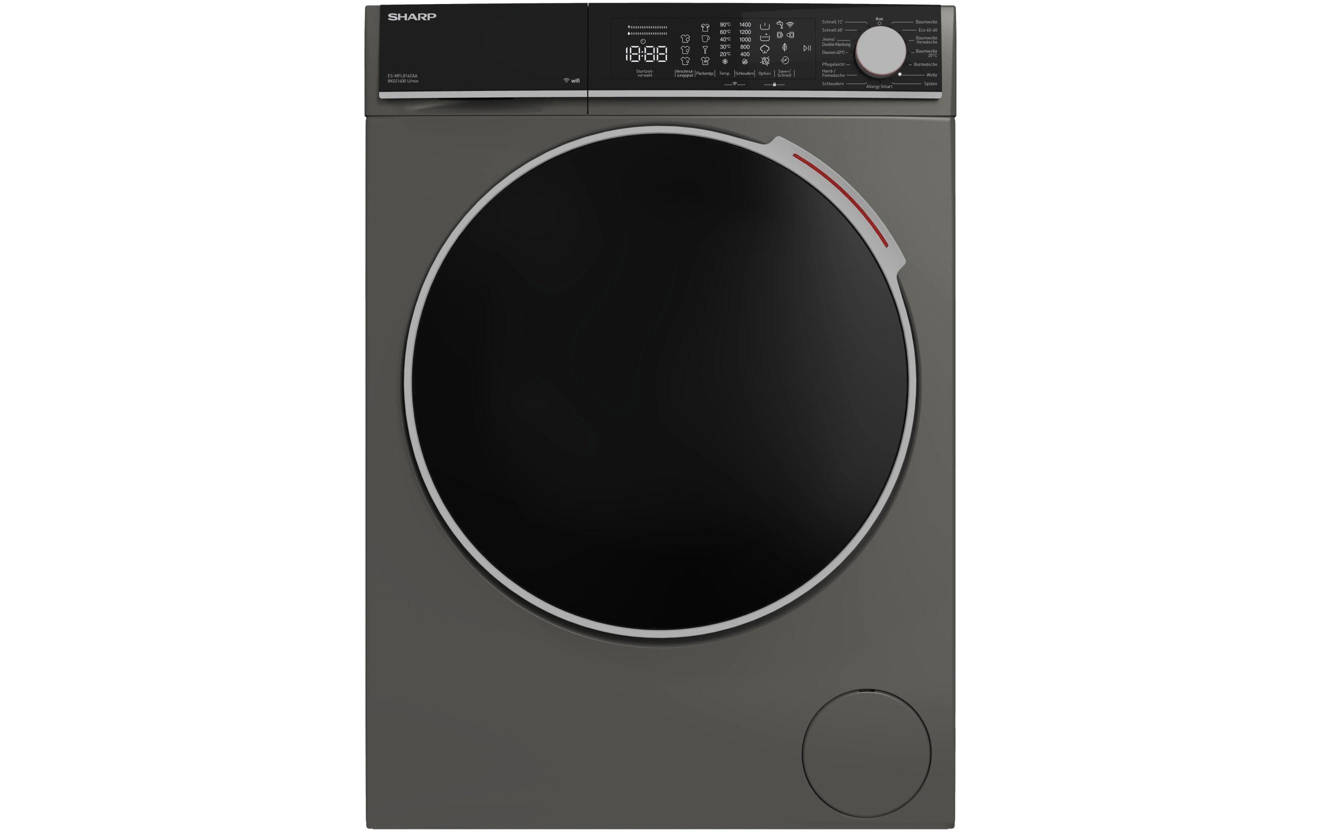 Sharp Waschmaschine ES-MFL814CAA-CH Links Sharp Waschmaschine ES-MFL814CAA-CH Links