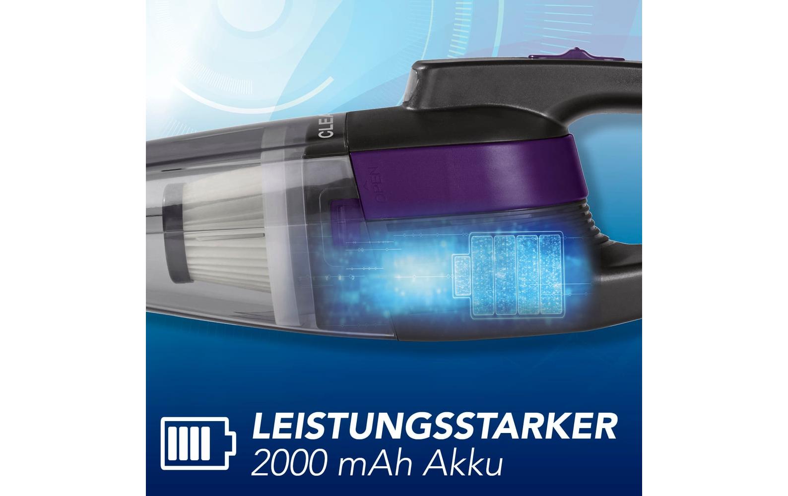 CLEANmaxx Akku-Handsauger Grau, Violett Grau, Violett