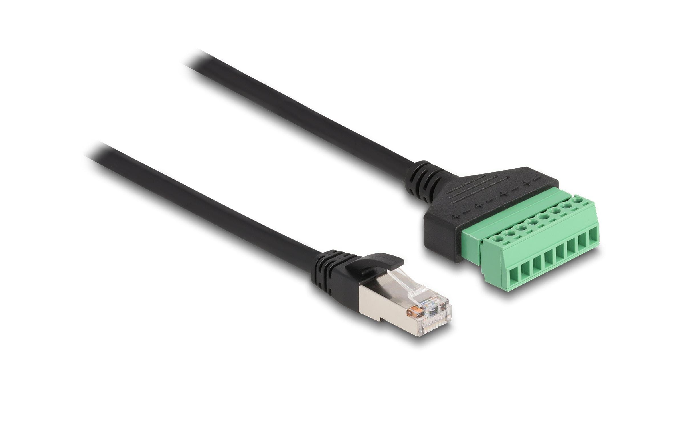 Delock Terminalblock - RJ45 Kabel 1 Stück Delock Terminalblock - RJ45 Kabel 1 Stück