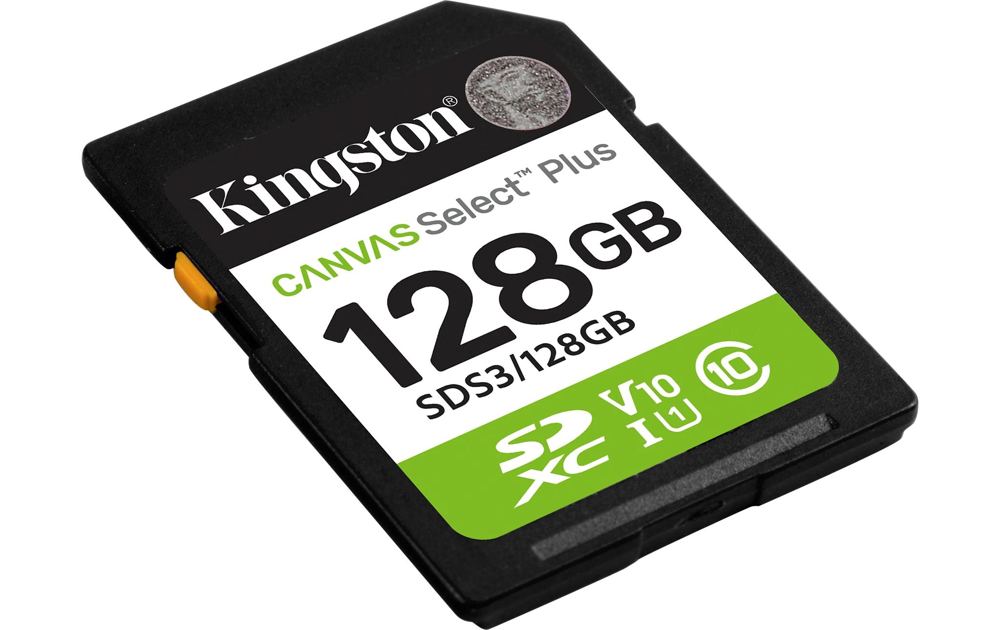 Kingston SDXC-Karte Canvas Select Plus Gen3 128 GB