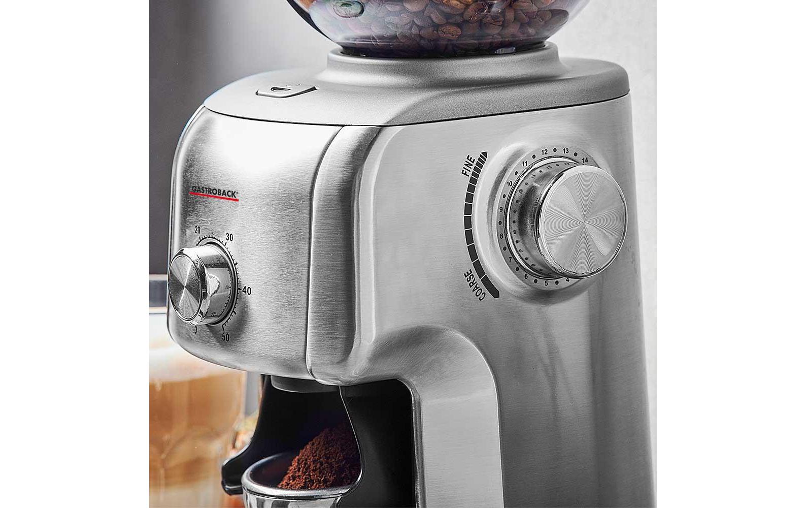 Gastroback Kaffeemühle Advanced Plus Silber