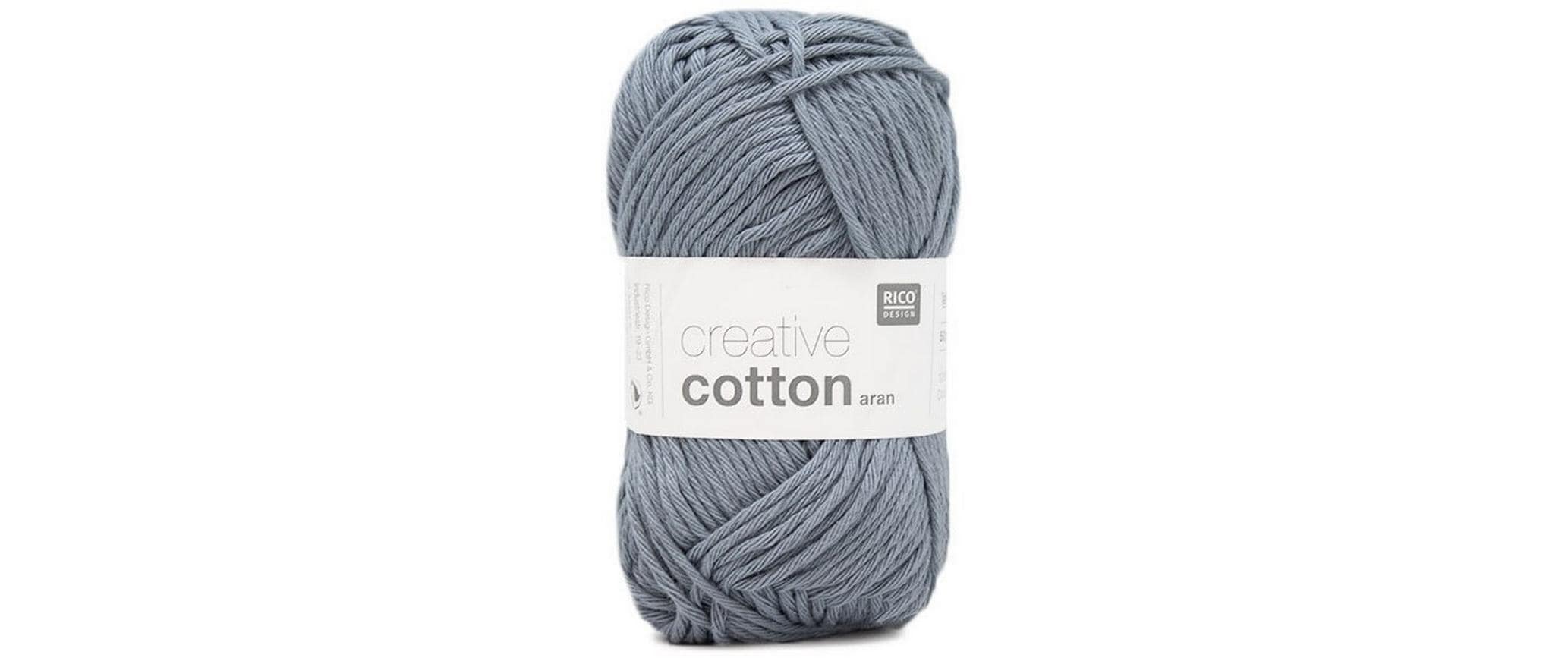Rico Design Wolle Creative Cotton Aran 50 g, Jeans