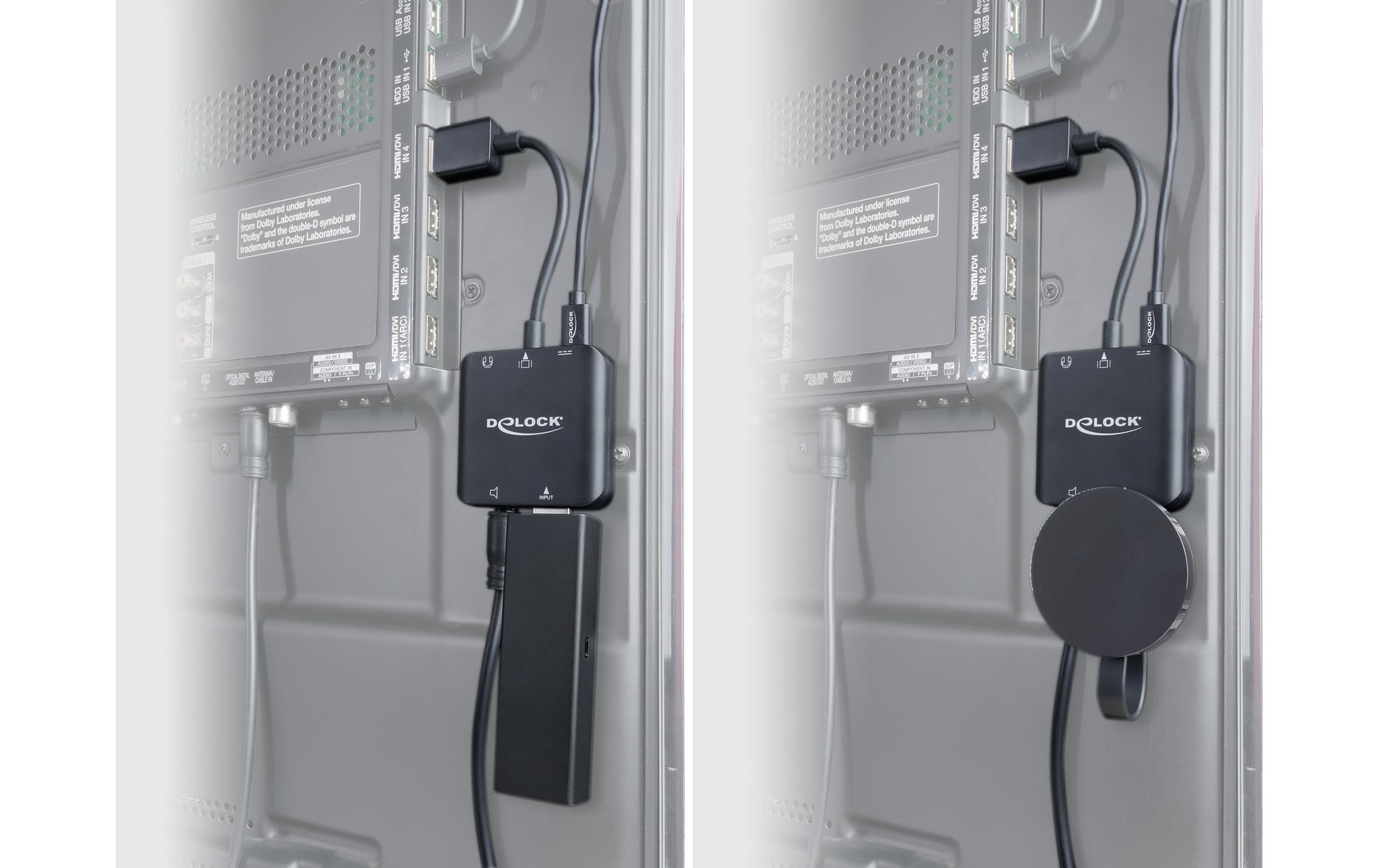 Delock Audio Extraktor HDMI 4K 60 Hz kompakt