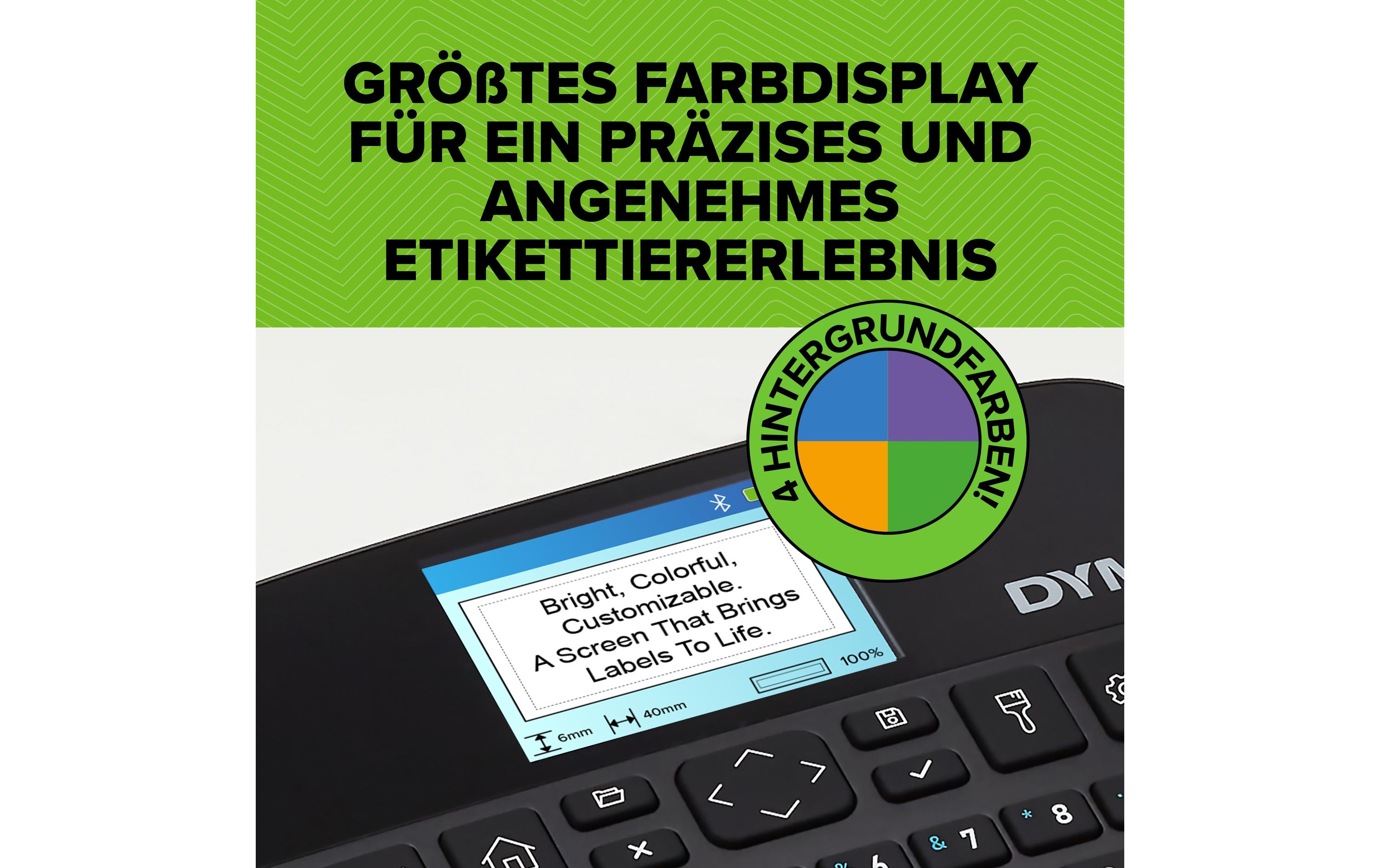 DYMO Beschriftungsgerät LabelManager 640 CB, QWZ-Tast. Koffer-Set