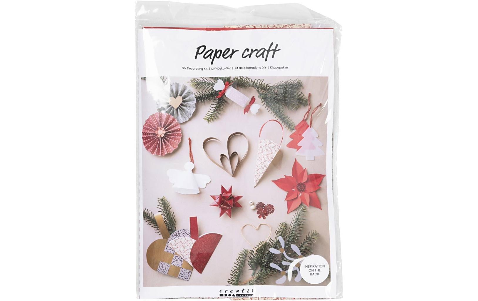 Creativ Company Bastelset Papier Kreativ-Mix für Weihnachtsdeko