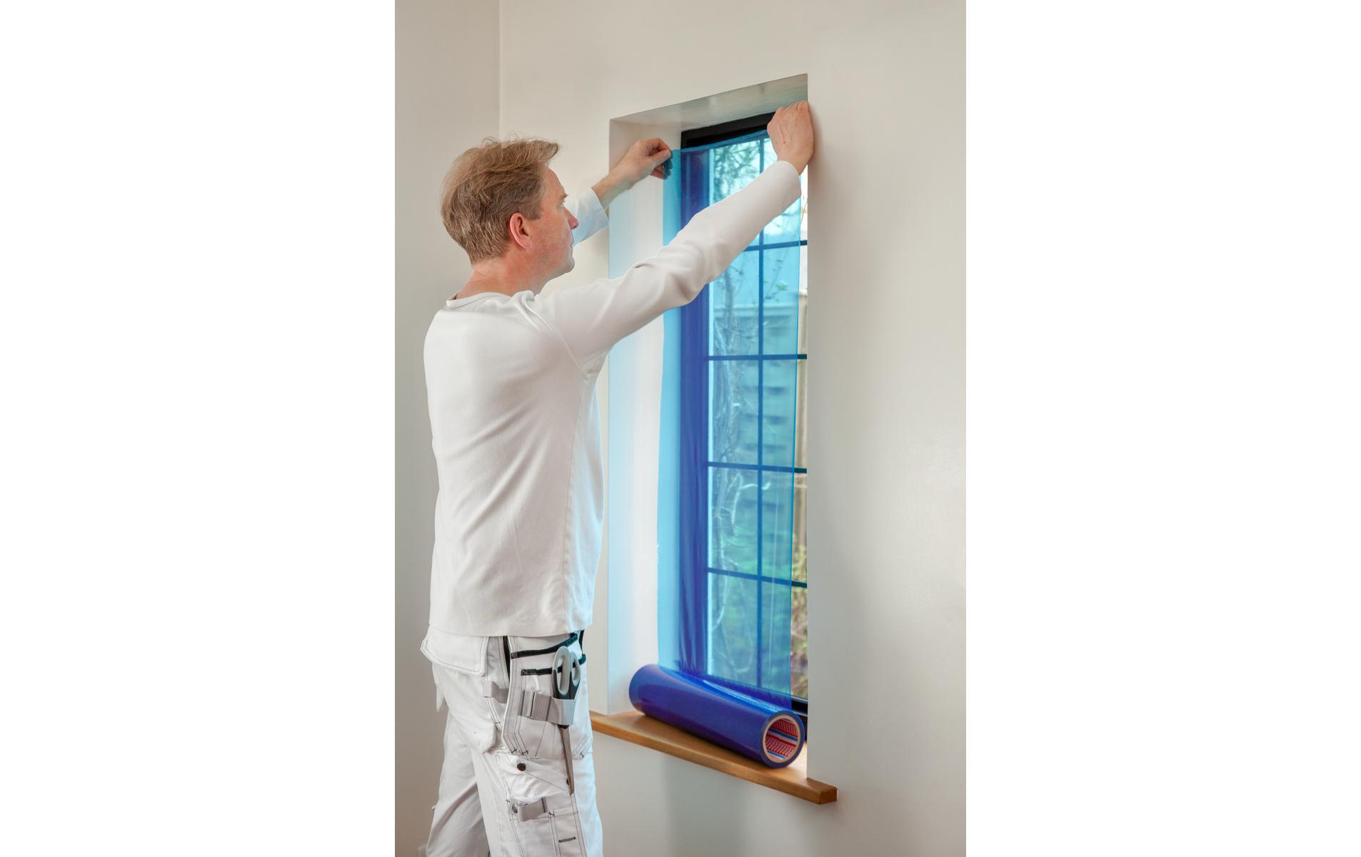 tesa Selbstklebende Schutzfolie 1x Rolle 100 m x 75 cm