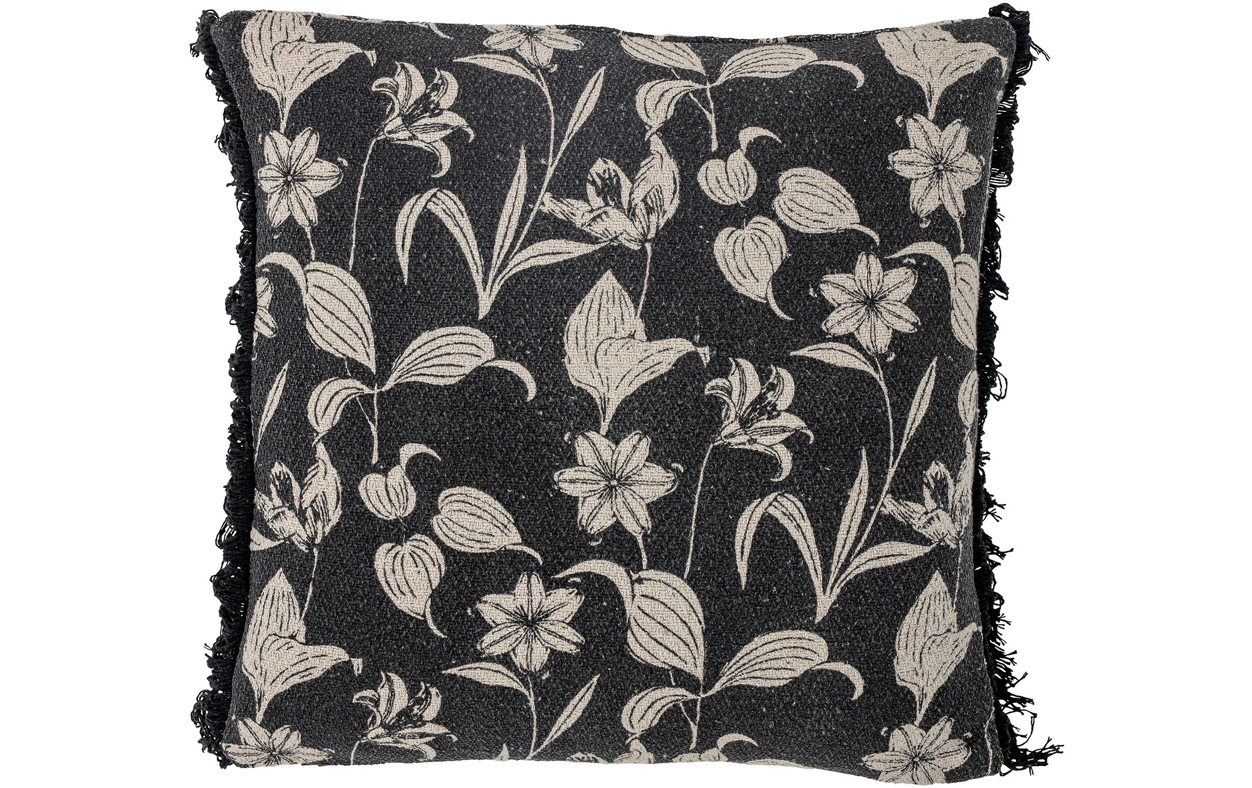 Bloomingville Kissen Mali 50 x 50 cm, Schwarz