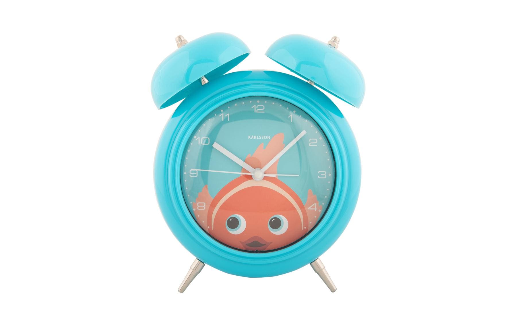 KARLSSON Wecker Goldfisch Light blue