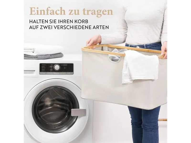 Hennez Regal Bambus mit Ablage und Körben Hennez Regal Bambus mit Ablage und Körben