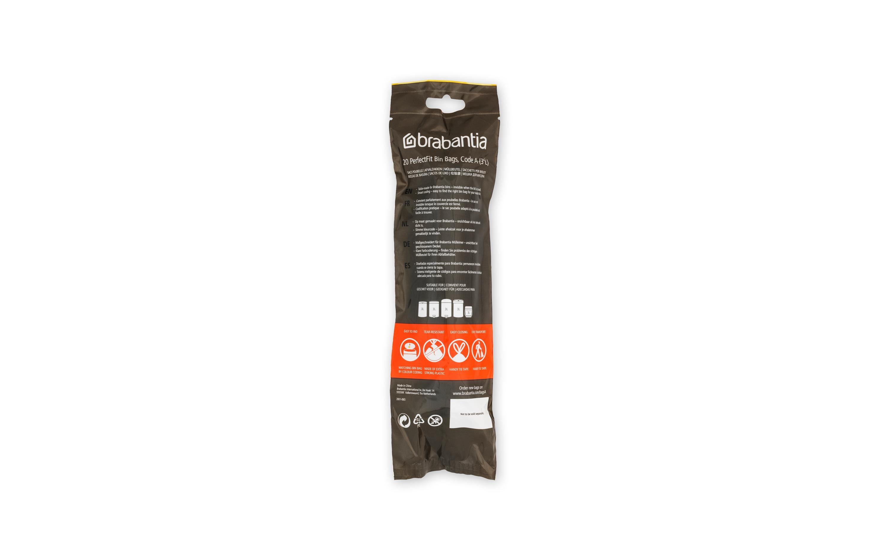 Brabantia Kehrichtsack PerfectFit 3 l, 20 Stück