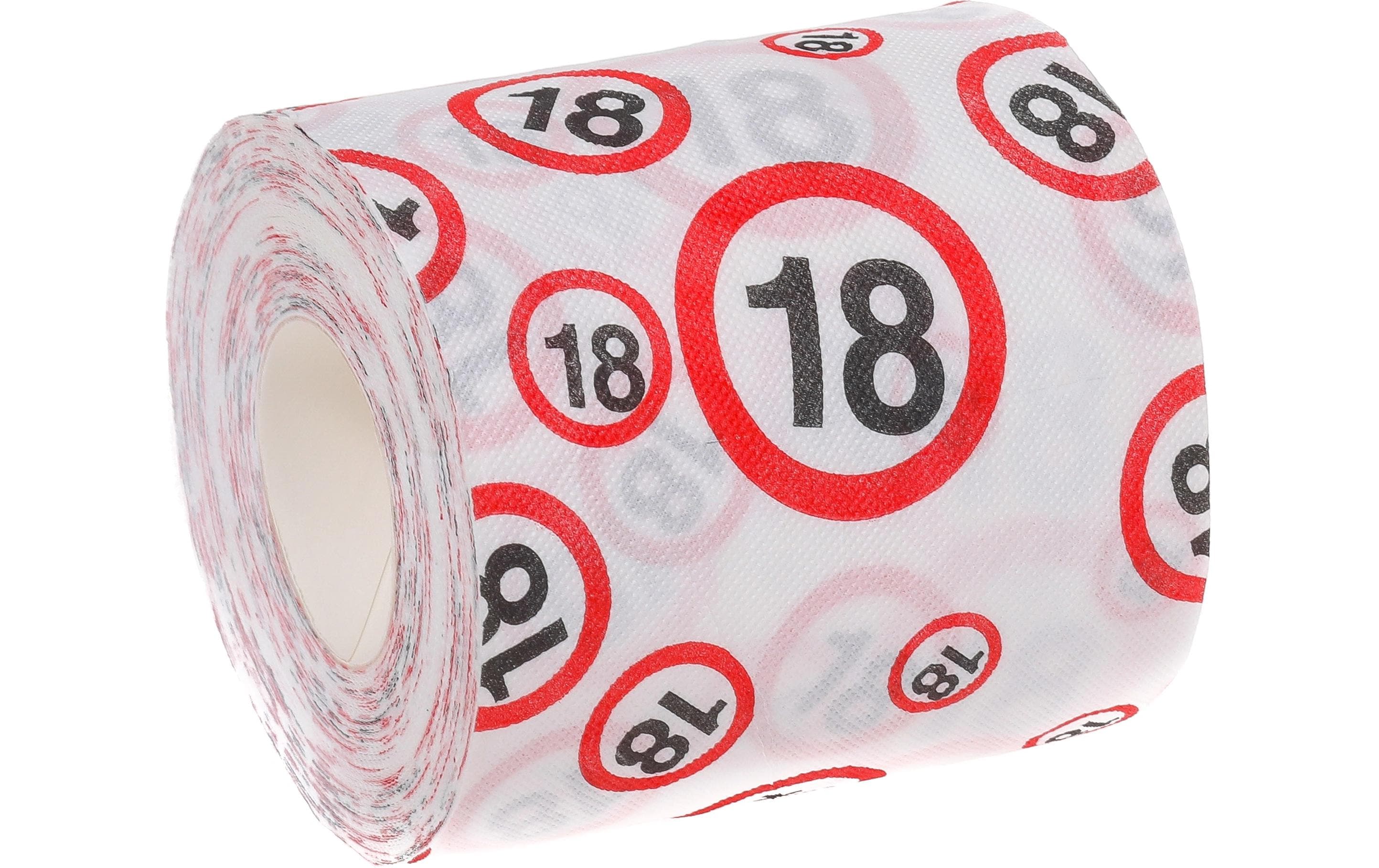Trendcompany Scherzartikel WC Papier 18. Geburtstag