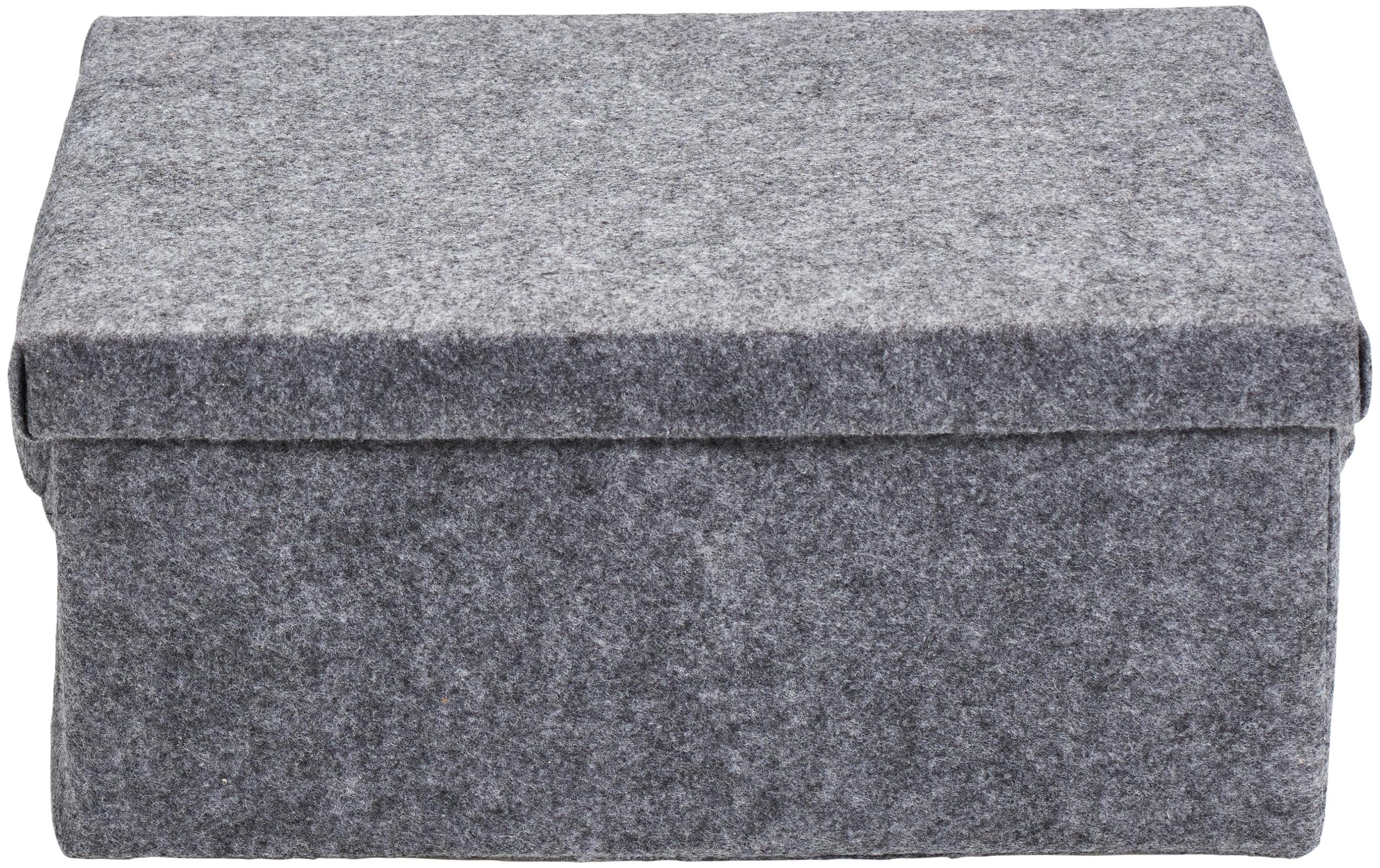 diaqua® Aufbewahrungsbox Stone 31 x 21 x 14 cm, Grau