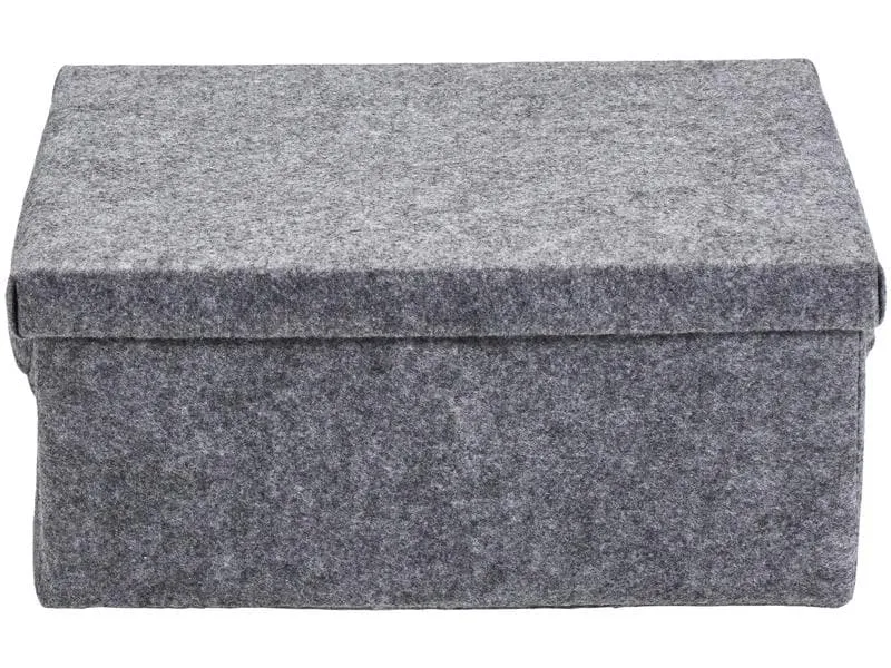 diaqua® Aufbewahrungsbox Stone 31 x 21 x 14 cm, Grau