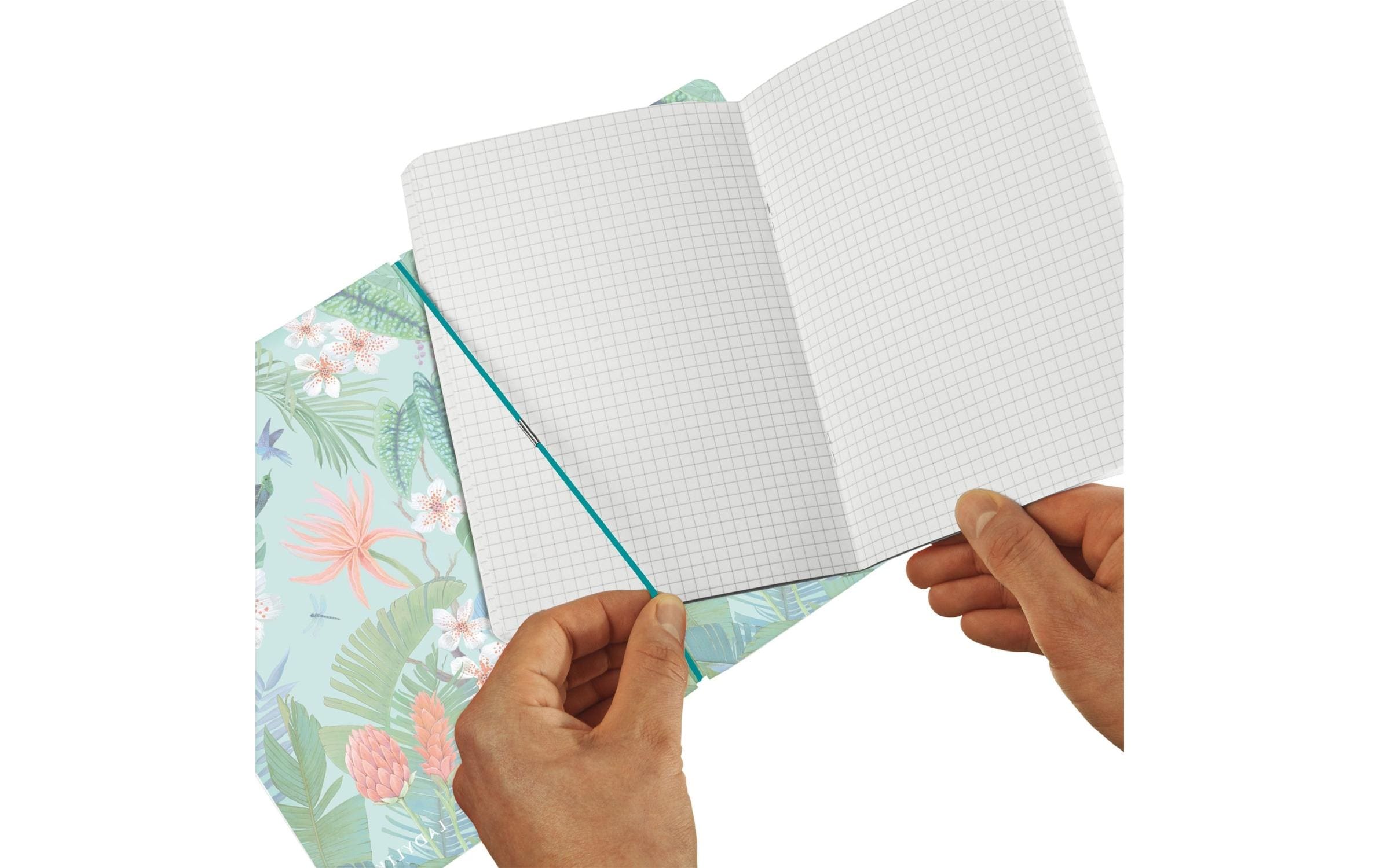 Herlitz Notizheft Ladylike Jungle A4, 2 x 40 S., liniert/kariert