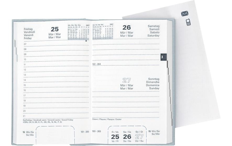 Biella Geschäftsagenda Disponent Kein, 2027, Hellblau