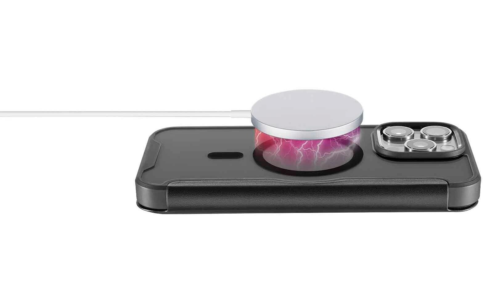 Cellular Line Book Cover Book Case iPhone 16 Pro Black