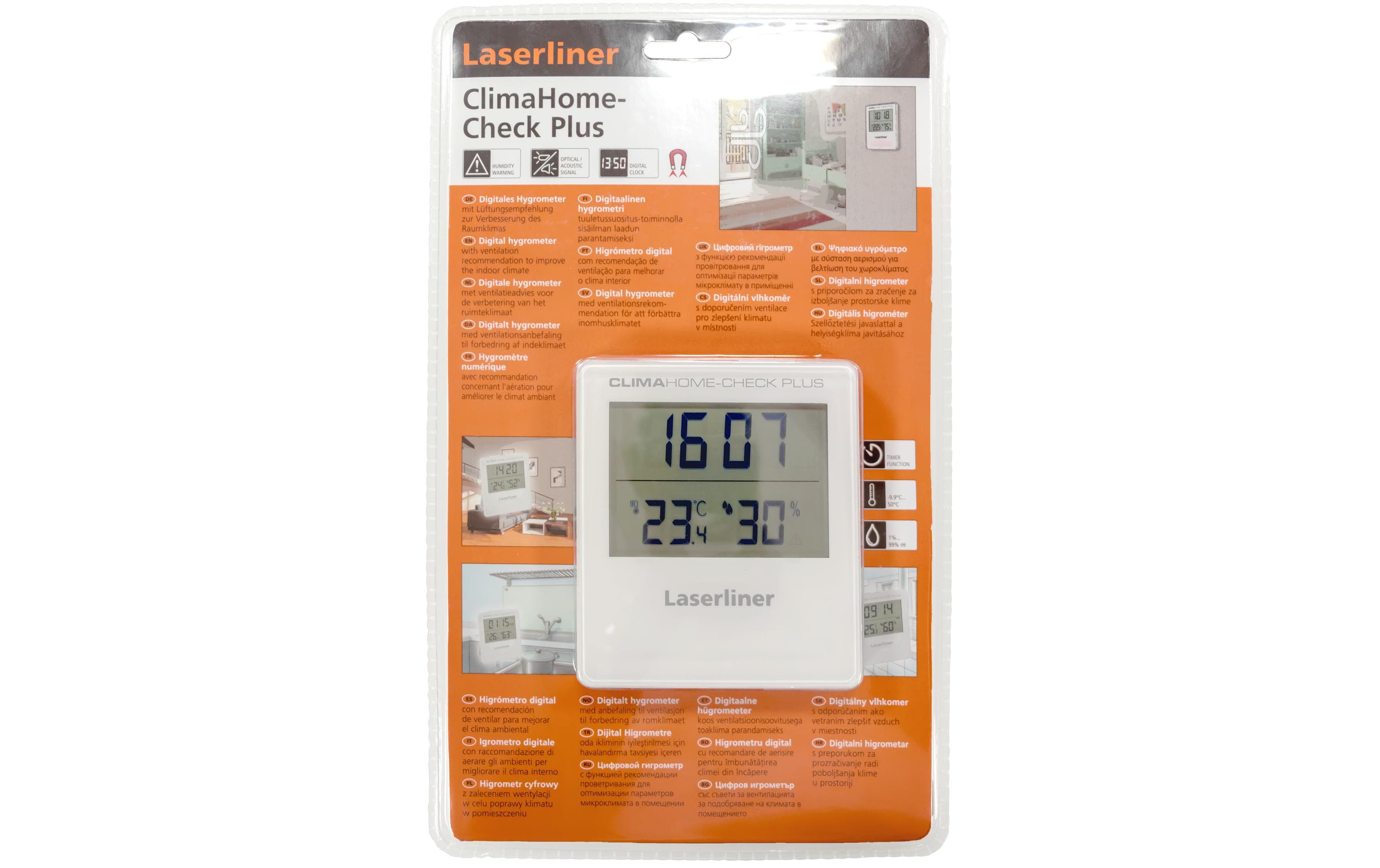 Laserliner Thermo-/Hygrometer ClimaHome Check Plus Digital